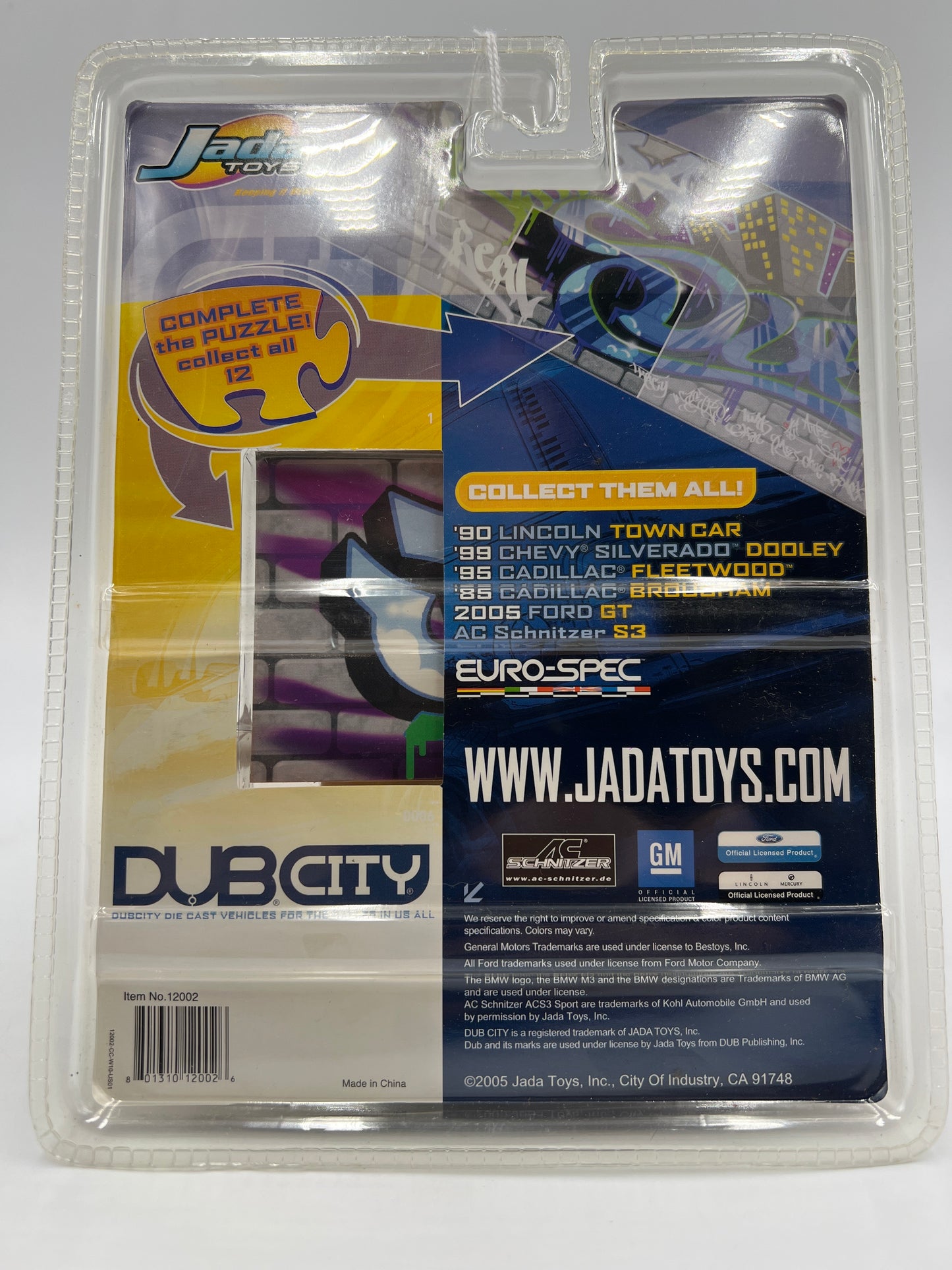Jada Toys Dub City Special Edition Wave 10 #97 90 Lincoln Town Car Orange
