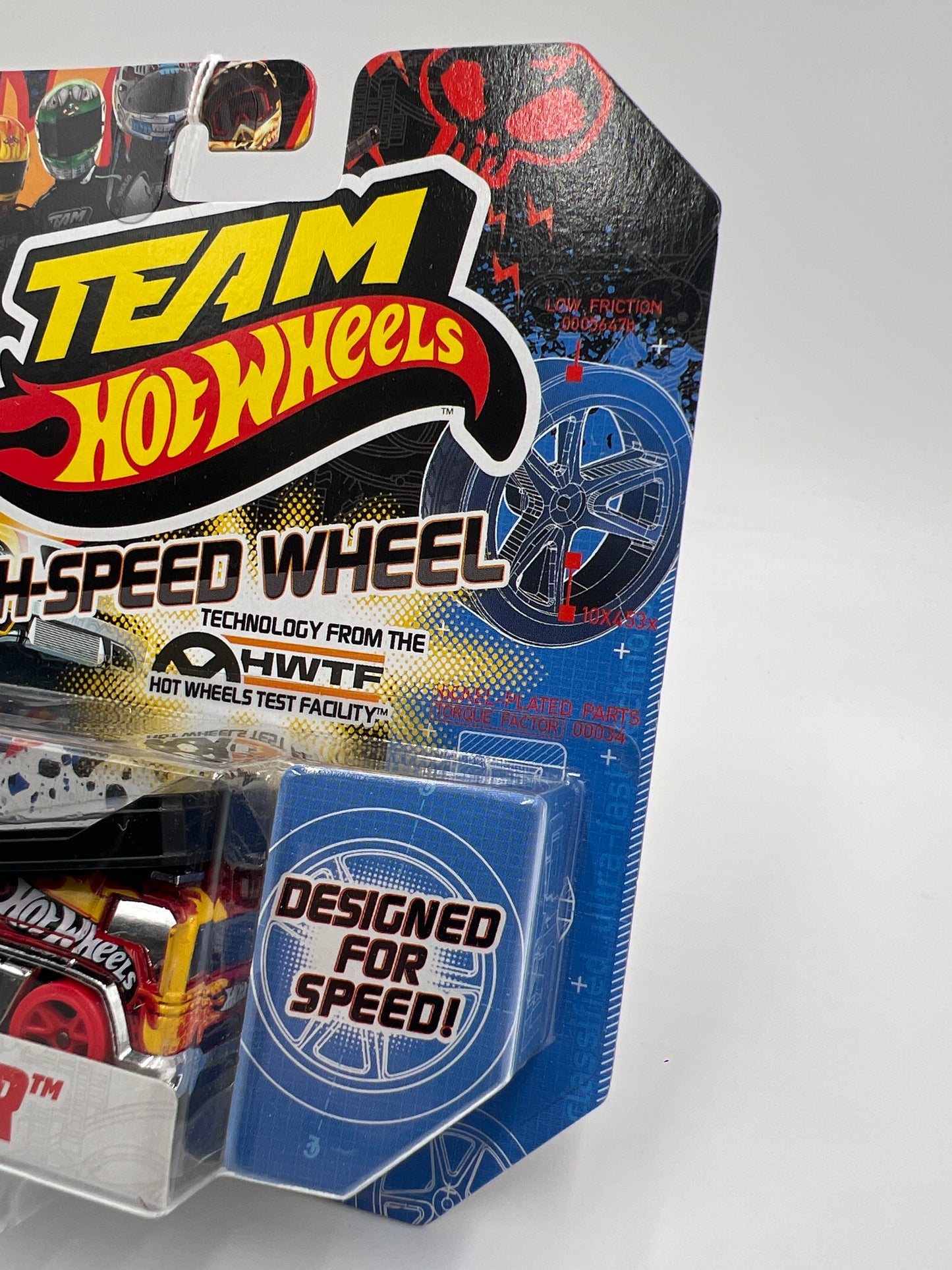 Hot Wheels Team Hot Wheels High-Speed Wheel Back Slider SR