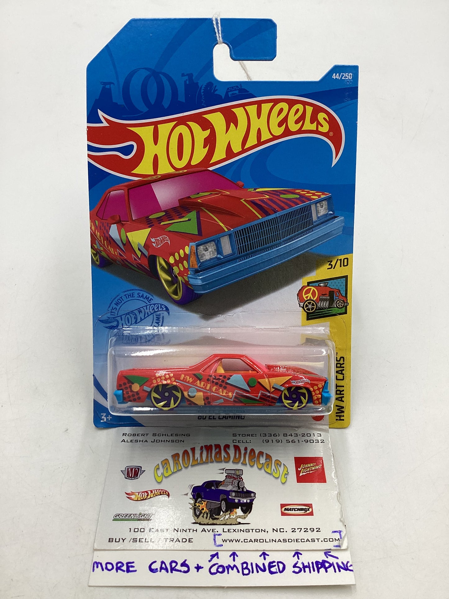 2021 Hot Wheels #44 80 El Camino Red 12i