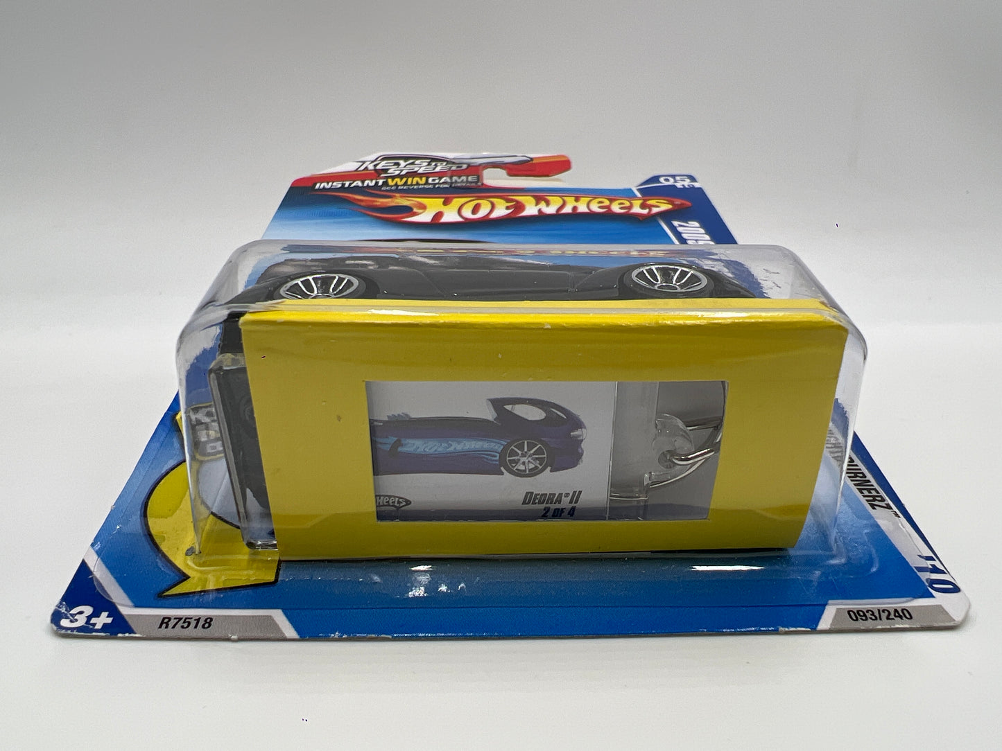 2010 Hot Wheels Keys To Speed Key Chain #93 2009 Nissan GT-R Black W/Protector