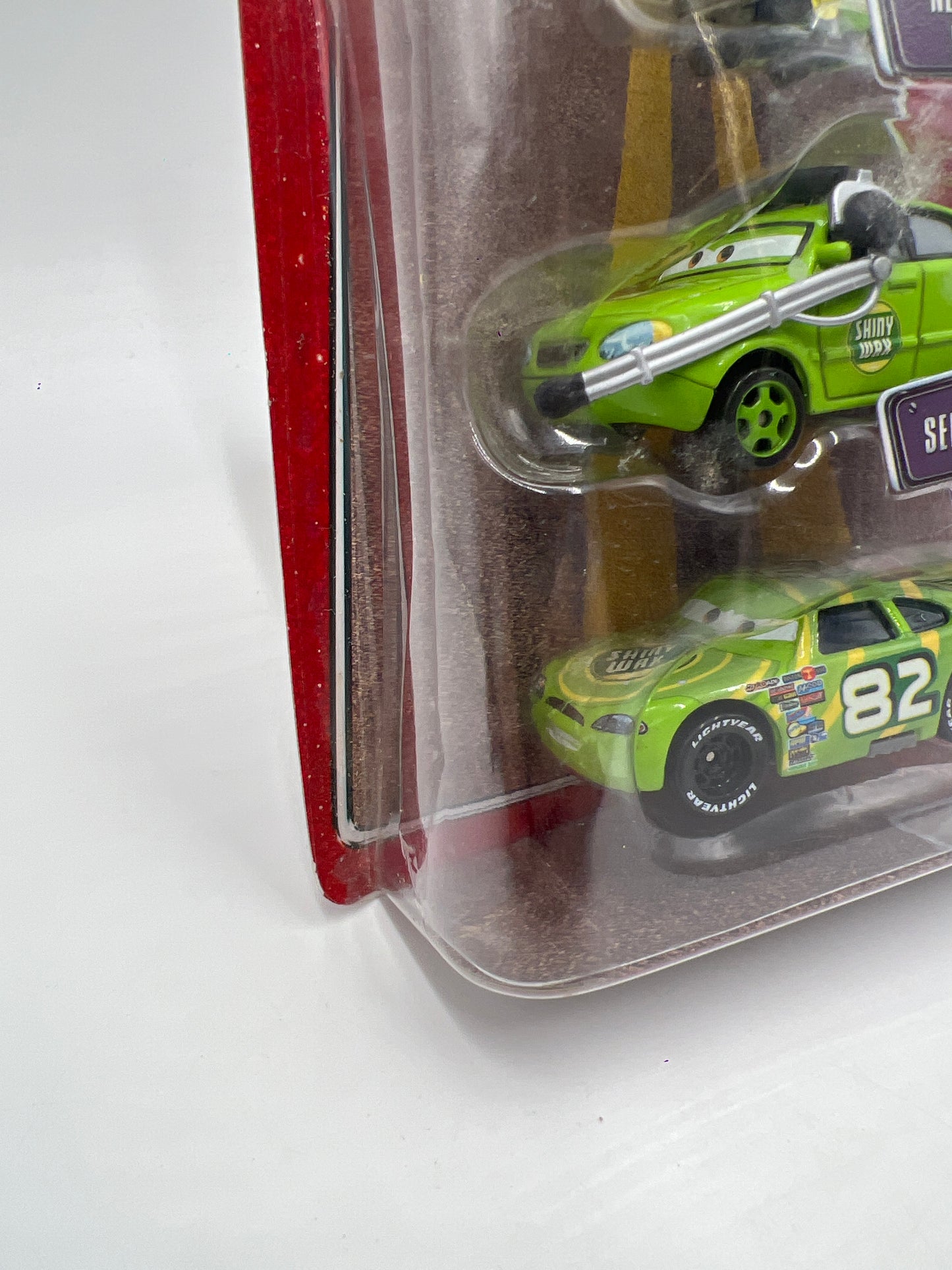 Disney Pixar The World Of Cars 3 Pack Team Shiny Wax Nebekenezer Schmidt & Senior Trax/Shiny Wax 136A