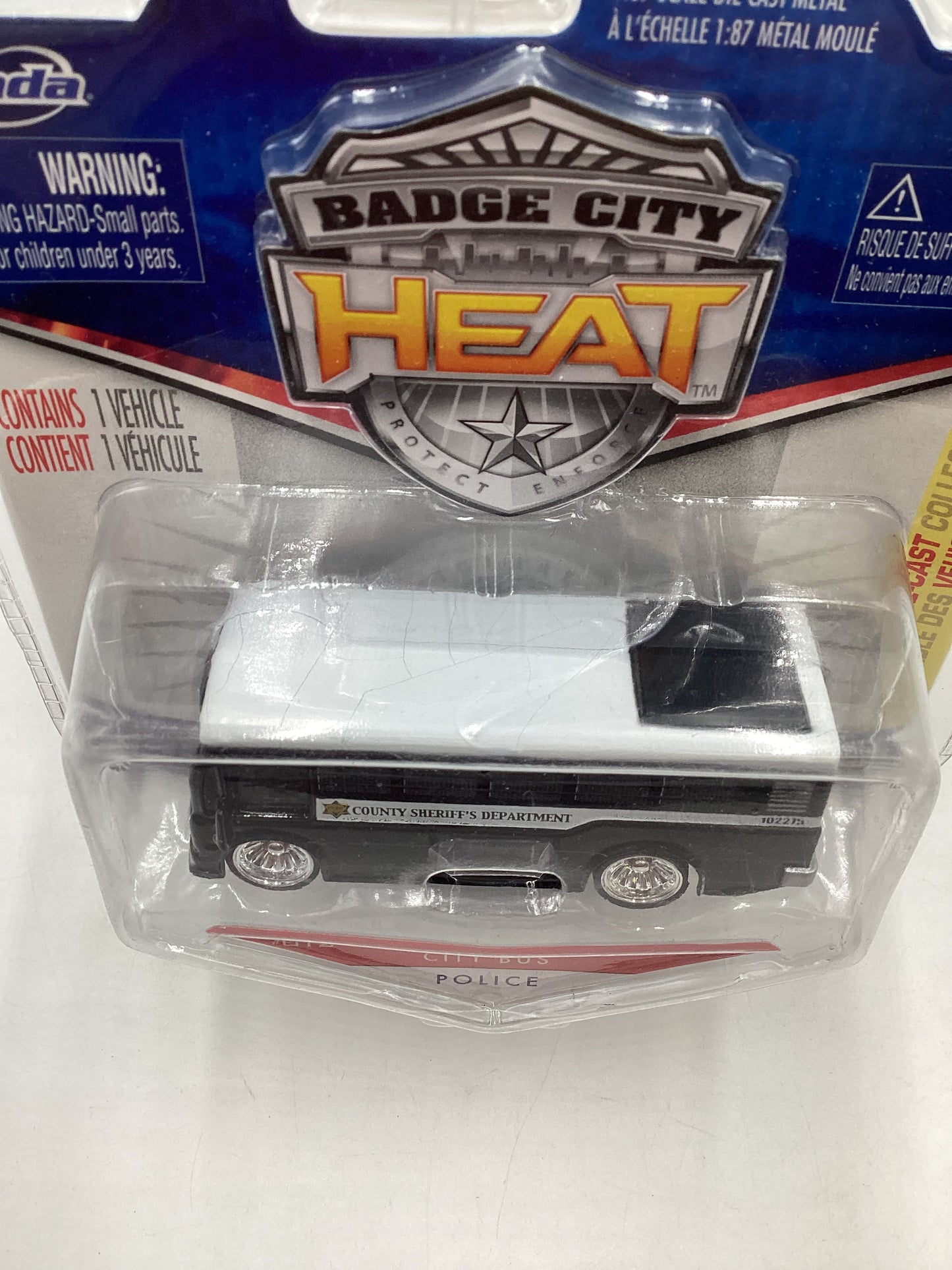 2010 Jada Badge City Heat #012 City Bus Police 214C