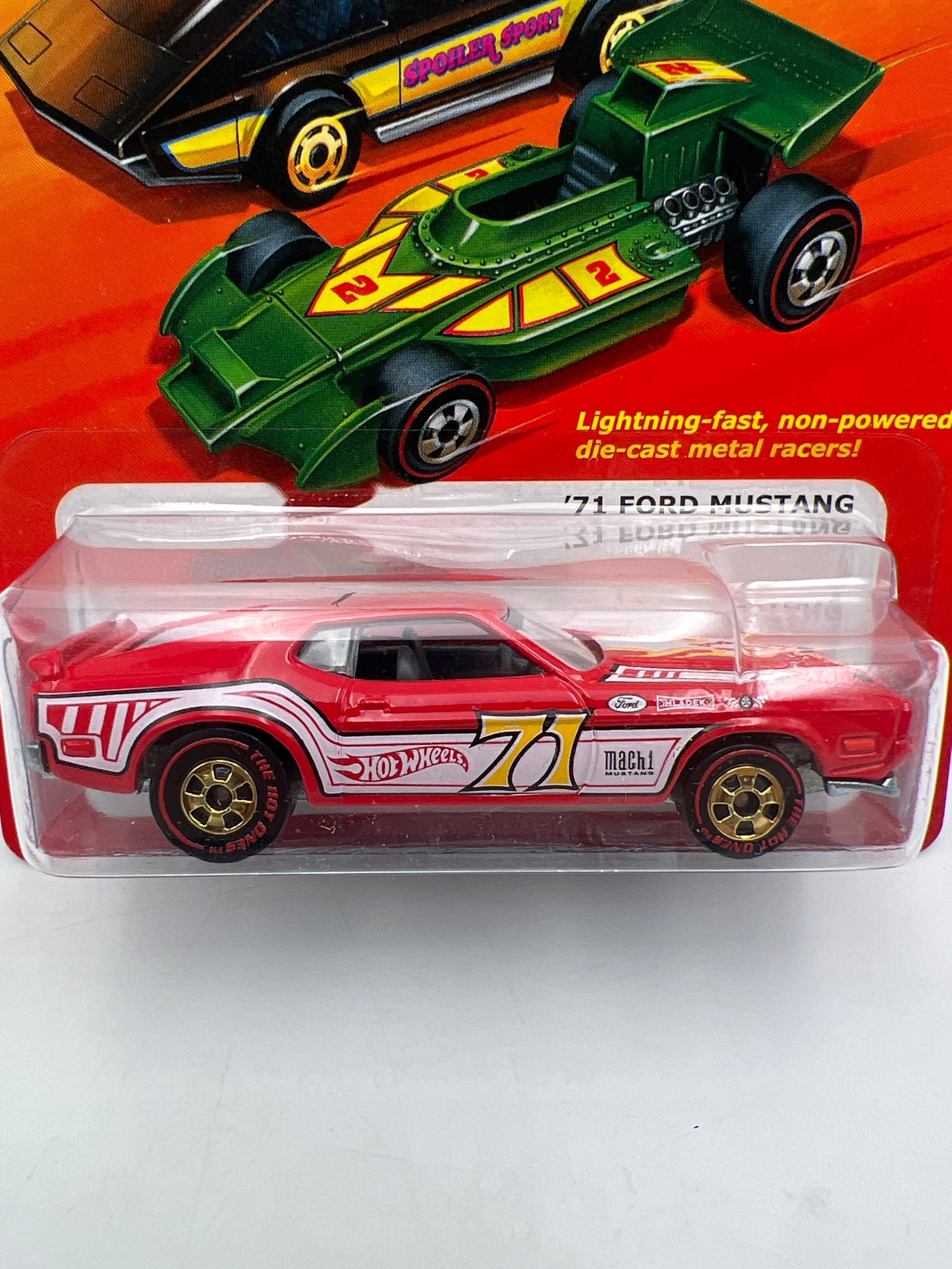 Hot Wheels Target Exclusive The Hot Ones CHASE 71 Ford Mustang Red W/Protector