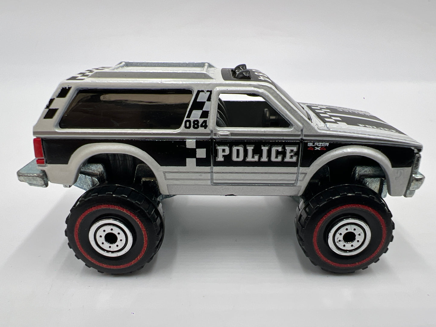 Hot Wheels 1/64 Heritage Redline Chevy Blazer 4x4 Police White Loose