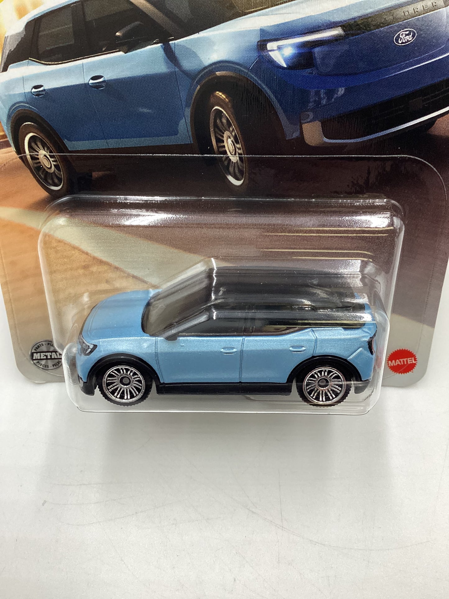 2025 Matchbox #7 2024 Ford Explorer Bev Light Blue