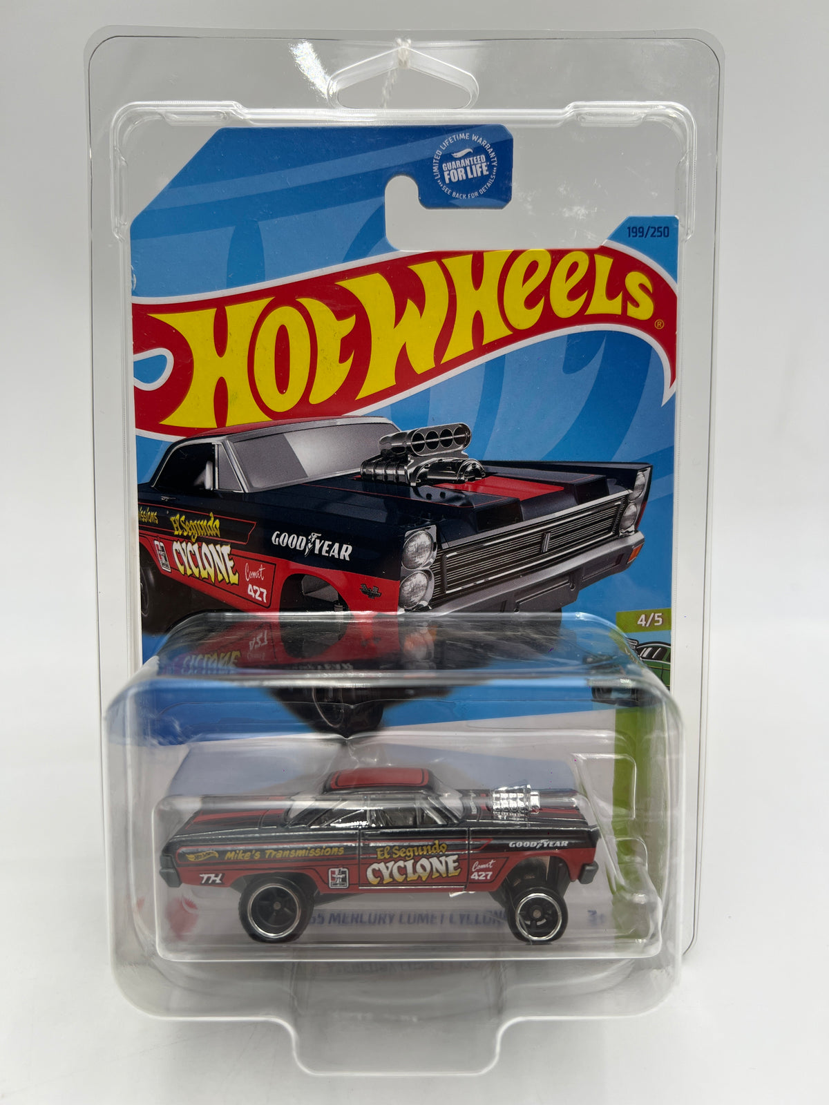 2023 Hot Wheels Super Treasure Hunt #199 65 Mercury Comet Cyclone W/Protector