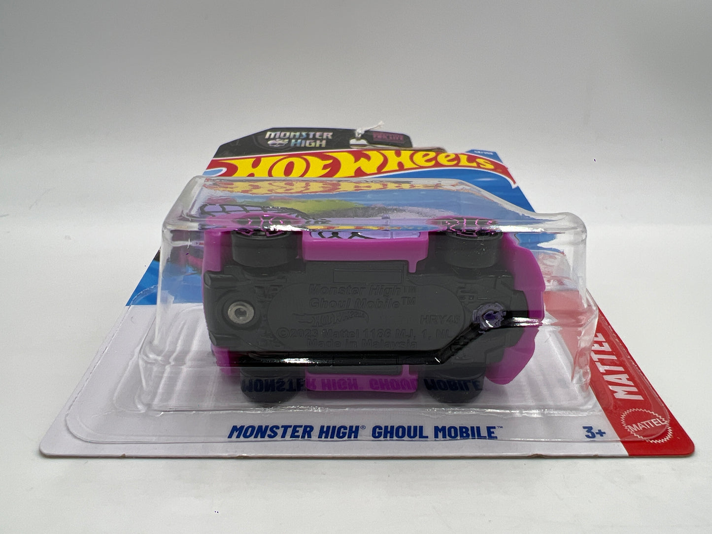 2026 Hot Wheels B Case Mattel #48 Monster High Ghoul Mobile Purple 121A