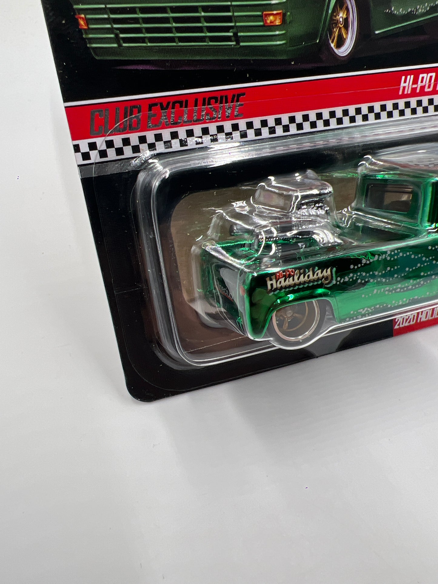 2020 Hot Wheels RLC Holiday Car #5650/20000 Hi-Po Hauler Green Gas Monkey W/Protector