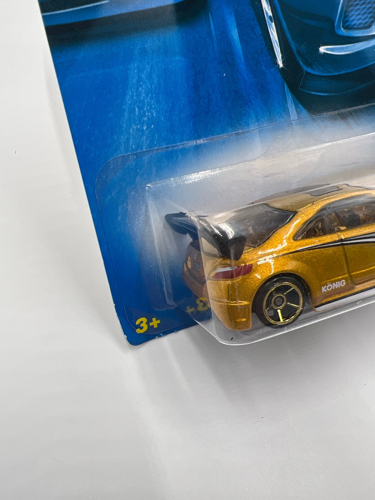 2008 Hot Wheels All Stars #47 Honda Civic Si Gold 79A
