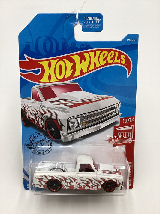 2019 Hot Wheels Target Red Edition #176 67 Chevy C10 White 150A
