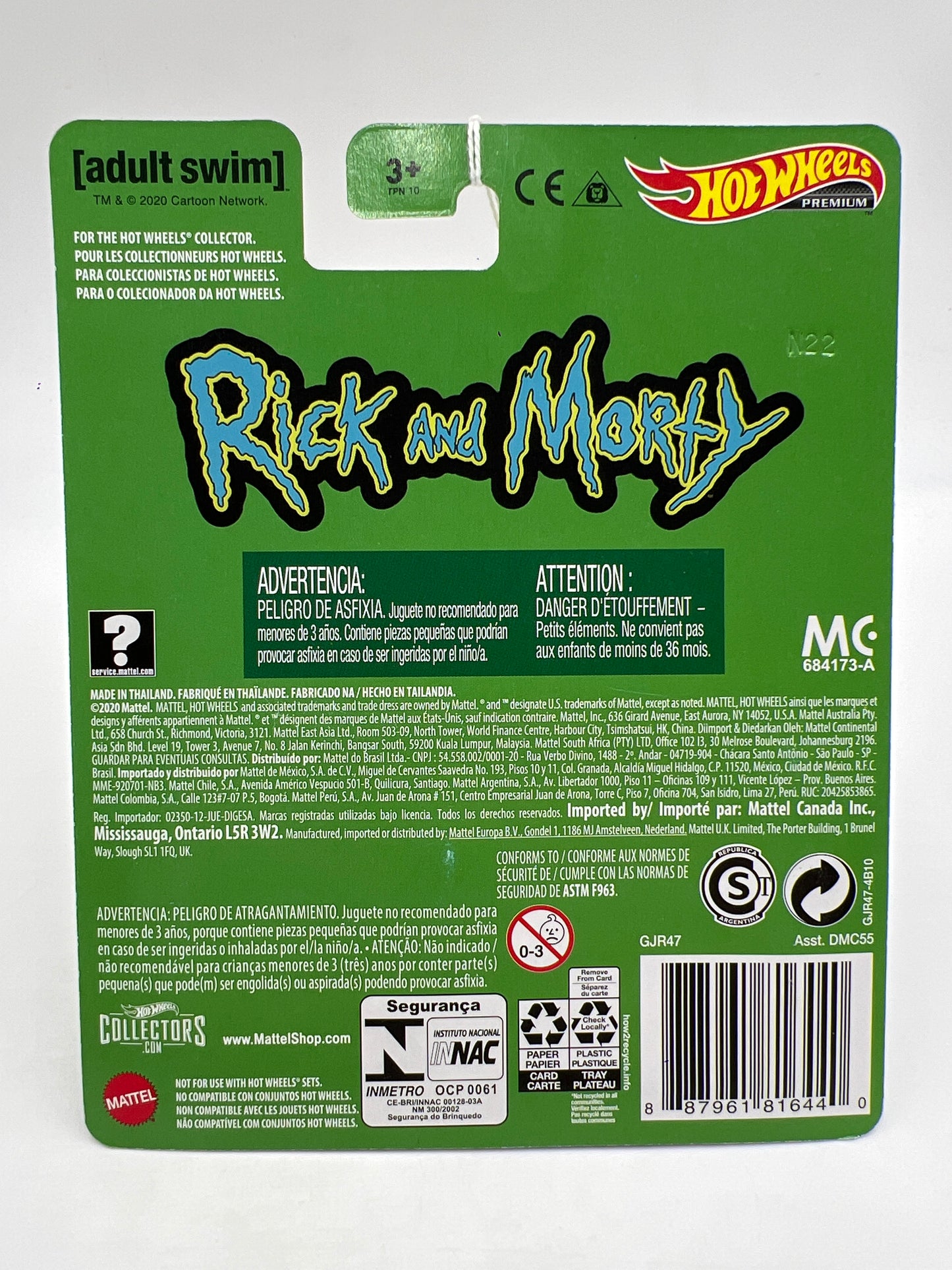 Hot Wheels Premium Rick And Morty Ricks Ship 271D