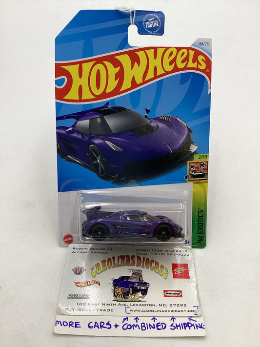 2024 Hot Wheels #184 2020 Koenigsegg Jesko Purple 106i