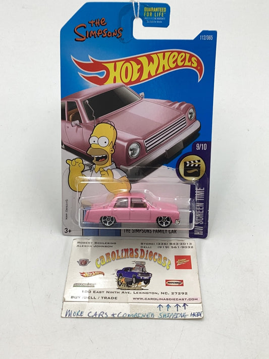 2017 hot wheels #112 The Simpsons Family Car DD3