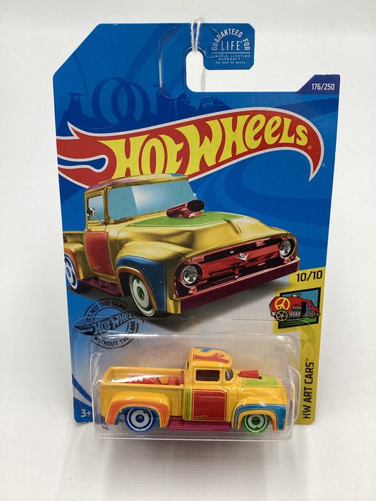 2020 HOT WHEELS TREASURE HUNT #176 Custom 56 Ford Truck Yellow 277B