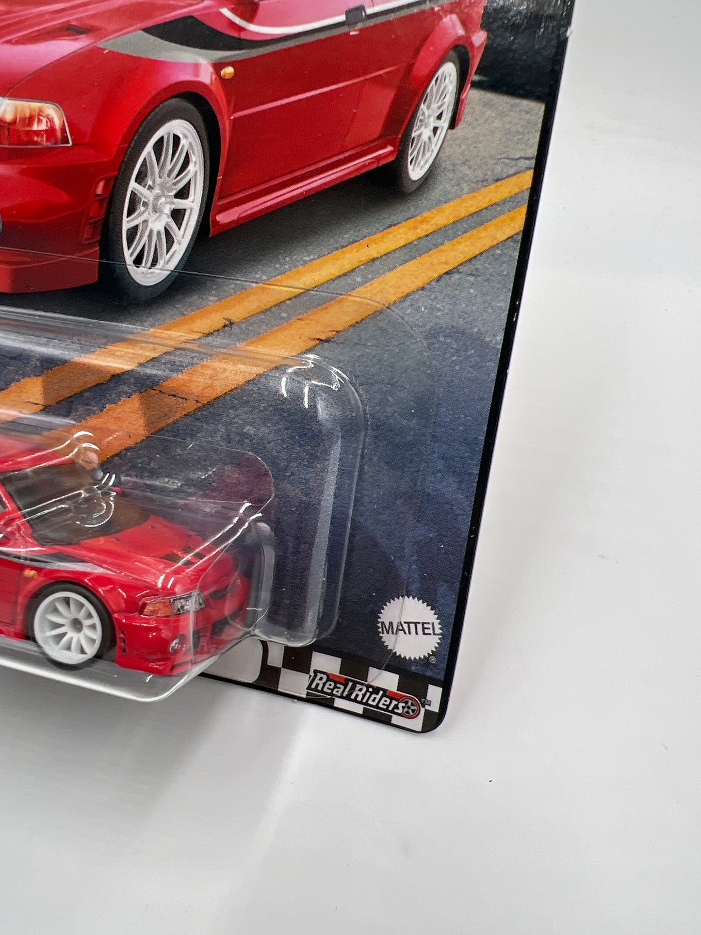 Hot Wheels Premium Boulevard #79 Mitsubishi Lancer Evolution VI Red W/Protector