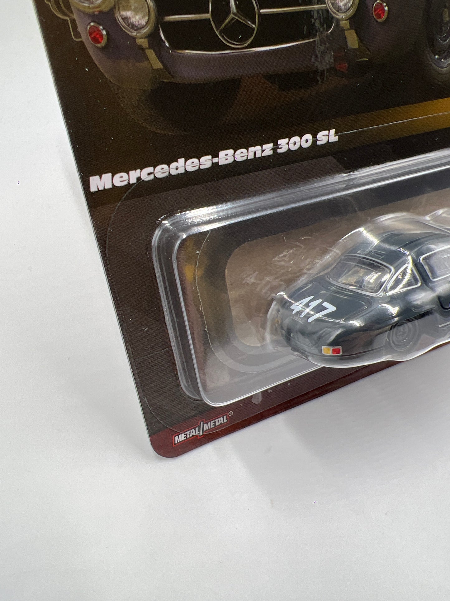 Hot Wheels RLC Elite 64 #1 Mercedes-Benz 300 SL Gray W/Protector