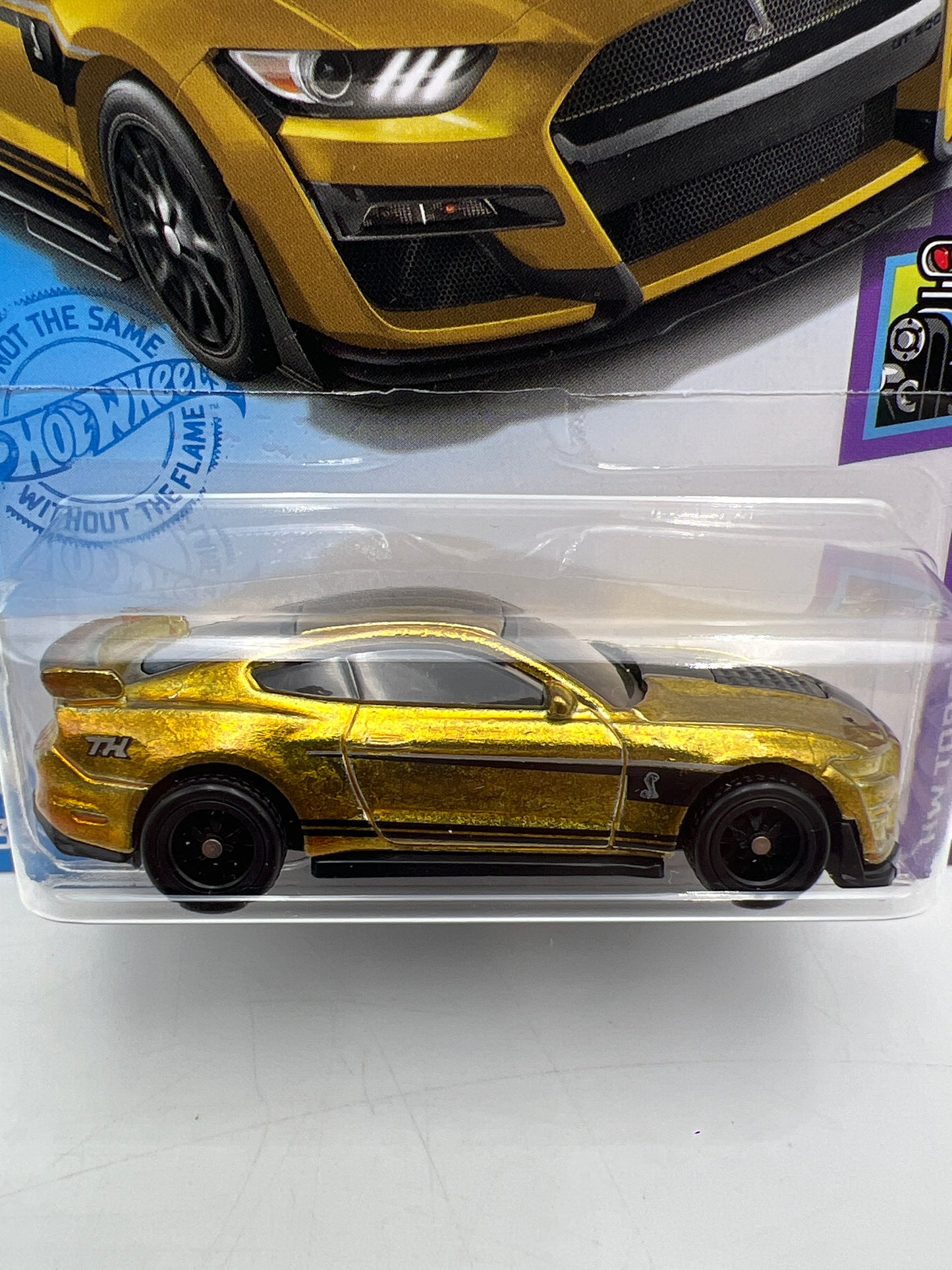 2021 Hot Wheels Super Treasure Hunt #143 2020 Ford Mustang Shelby GT500 Gold W/Protector