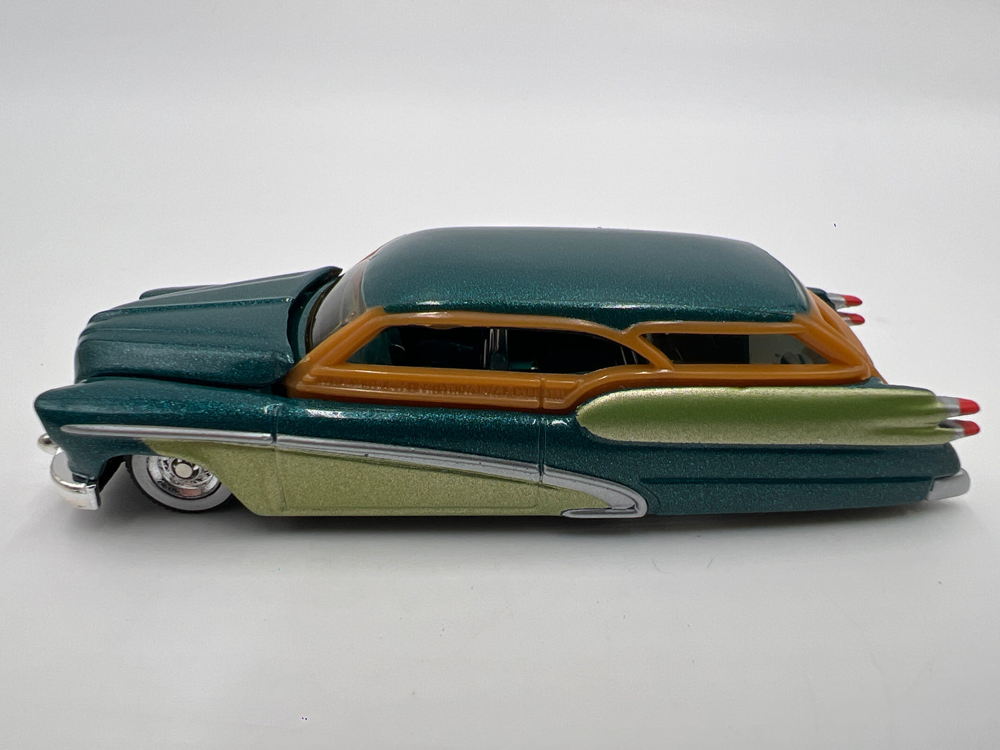 Hot Wheels 1/64 Premium Great 8s Elwoody 50 Buick Green Loose