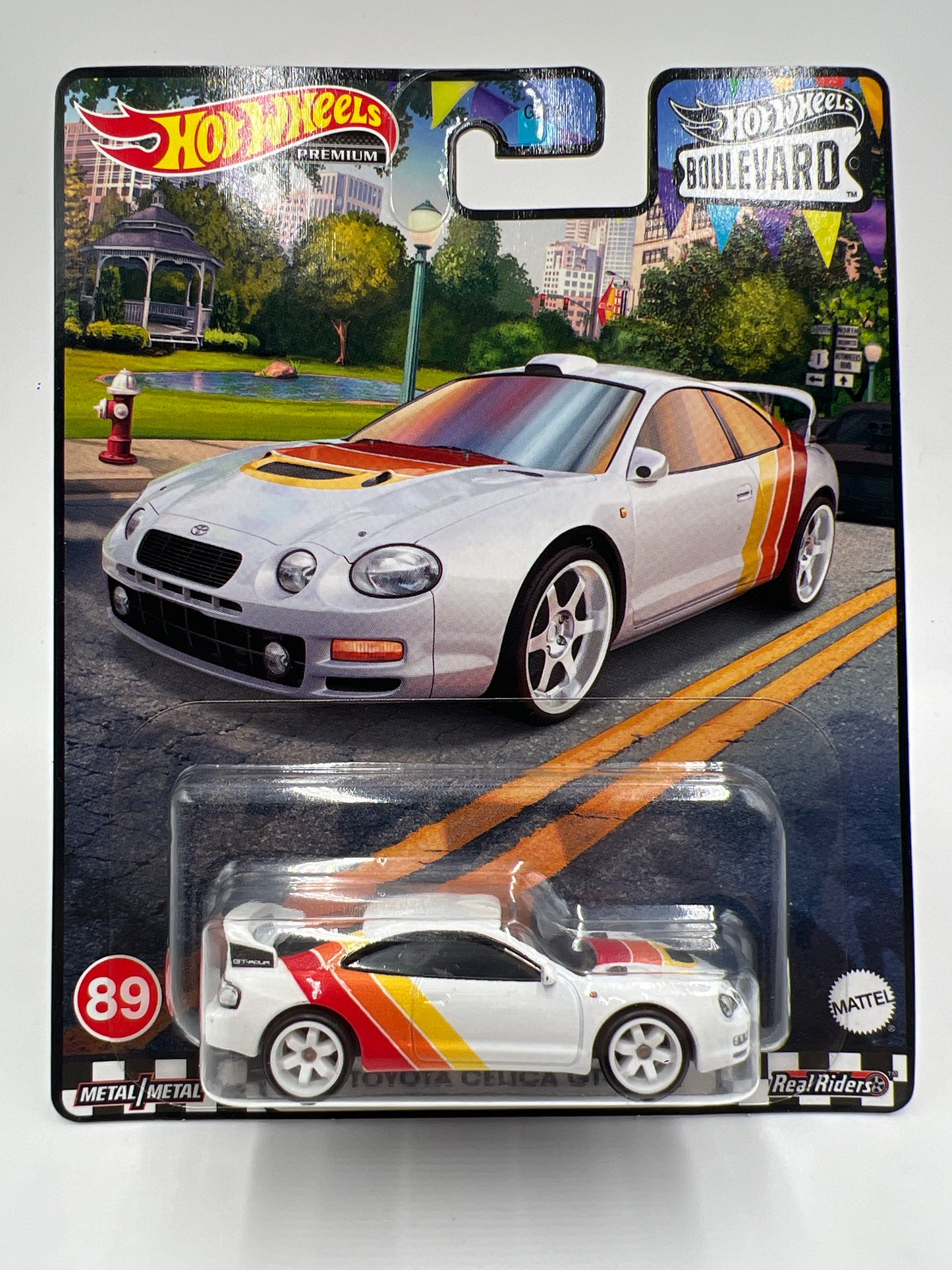 Hot Wheels Premium Boulevard #89 95 Toyota Celica GT-Four White 263B
