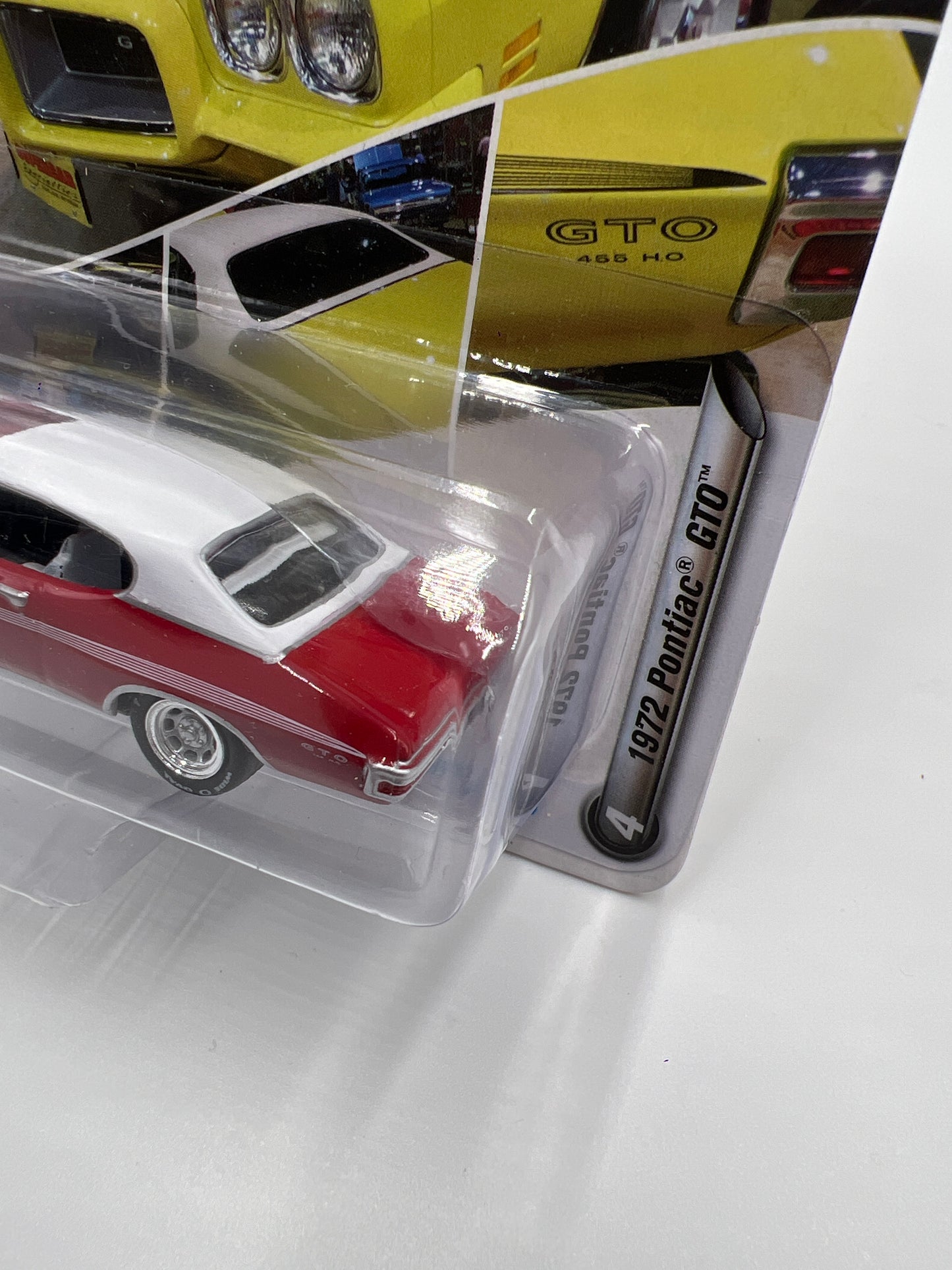 Johnny Lightning Muscle Cars U.S.A MCACN Release 3 Version B  1972 Pontiac GTO Cardinal Red 229A