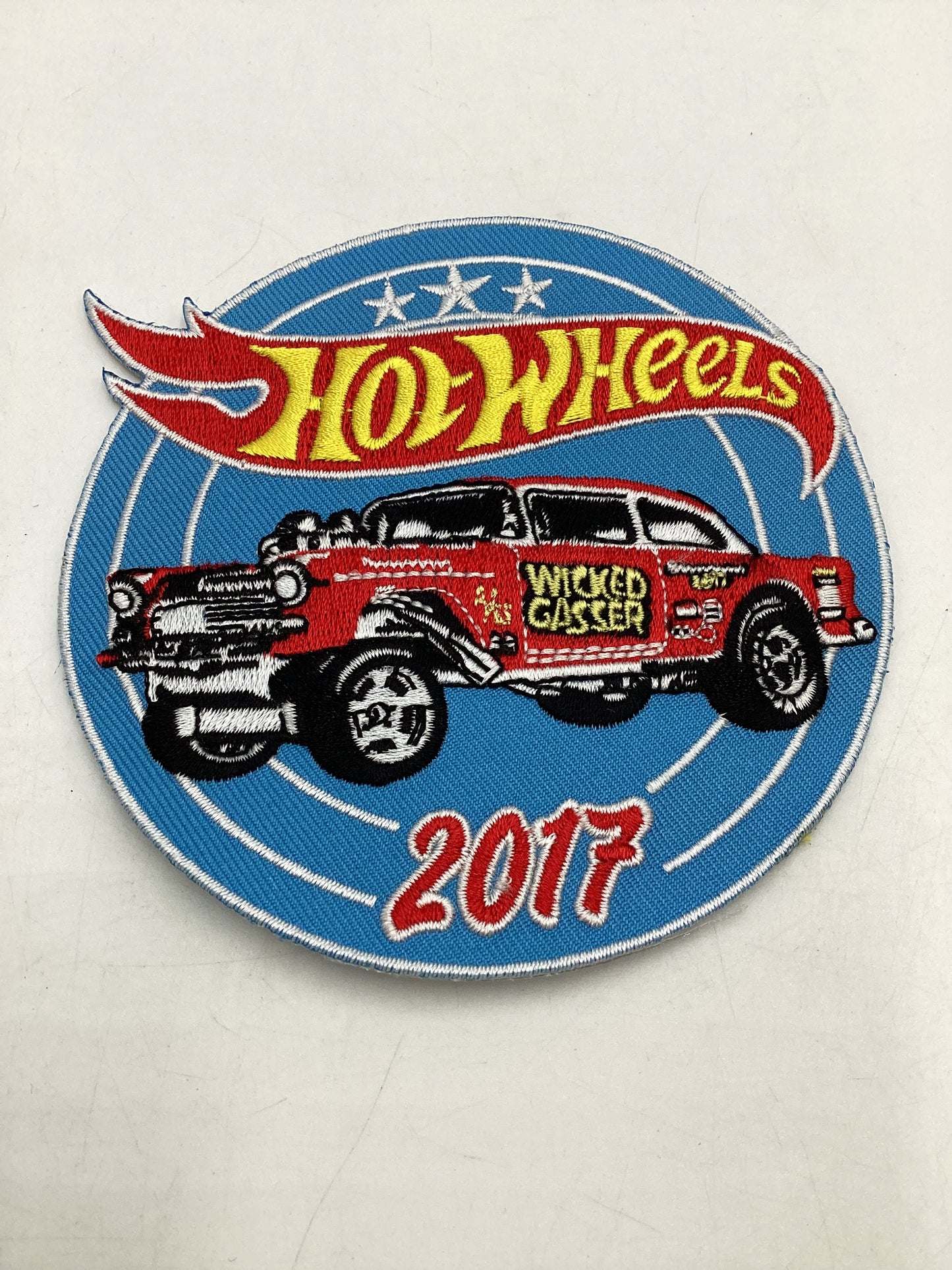 Hot wheels 2017 17th Nationals Pittsburgh PA 55 Chevy Bel Air Gasser Wicked Gasser Patch