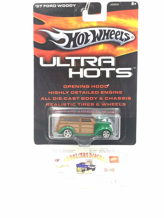 Hot wheels Ultra Hots 37 Ford Woody Real Riders G5
