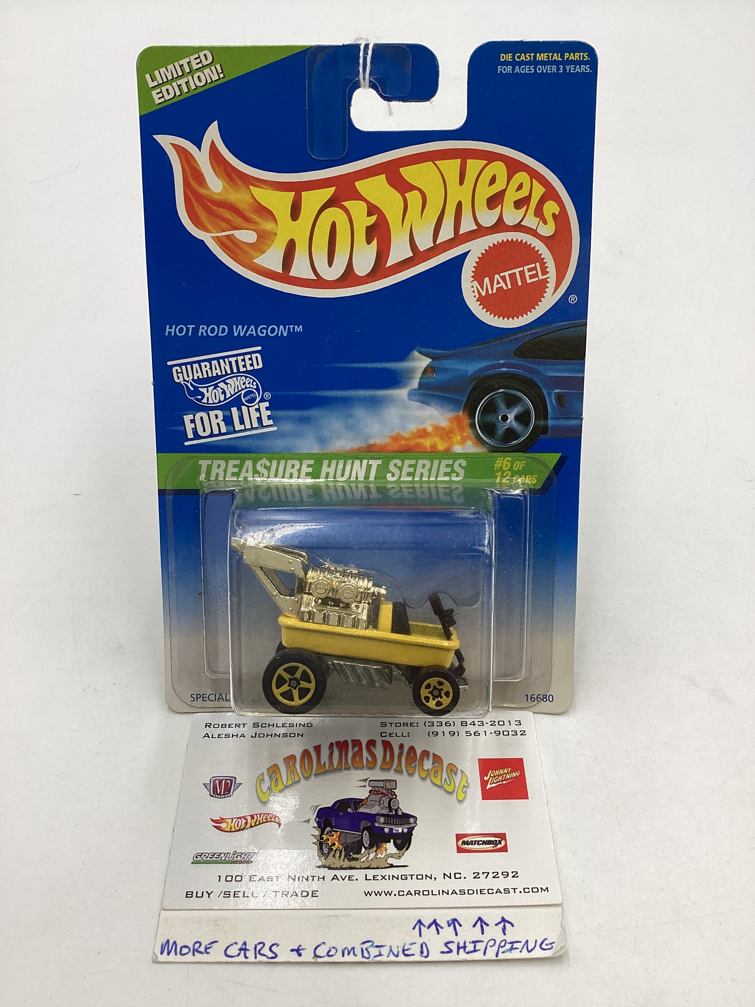 1997 Hot Wheels Treasure Hunt 6/12 Hot Rod Wagon #583 273C
