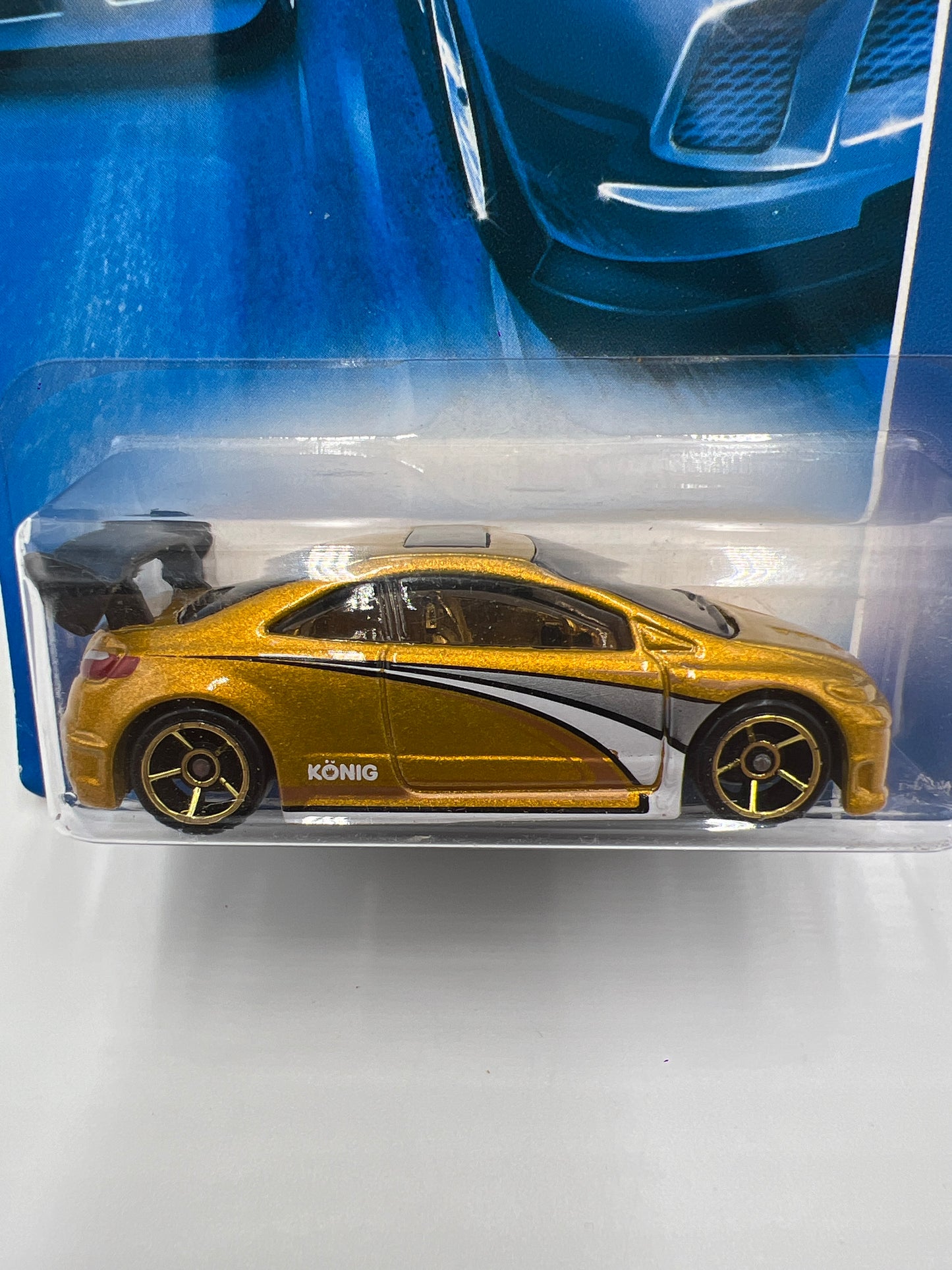 2008 Hot Wheels All Stars #47 Honda Civic Si Gold 79A