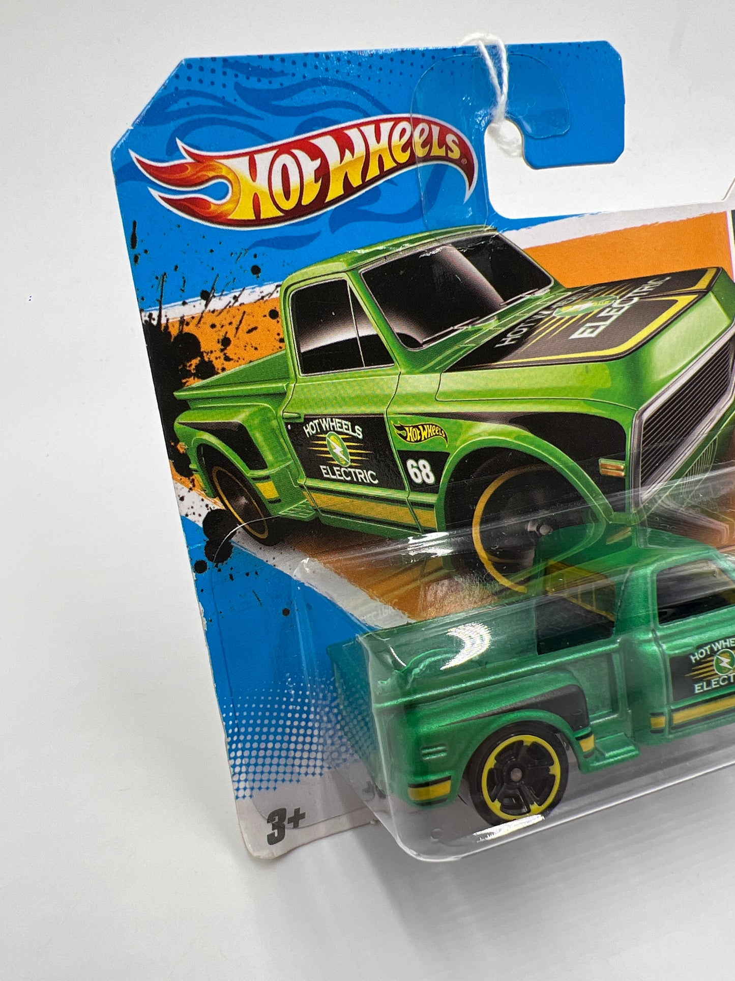 2012 Hot Wheels Short Card HW City Works #140 Custom 69 Chevy Pickup Green
