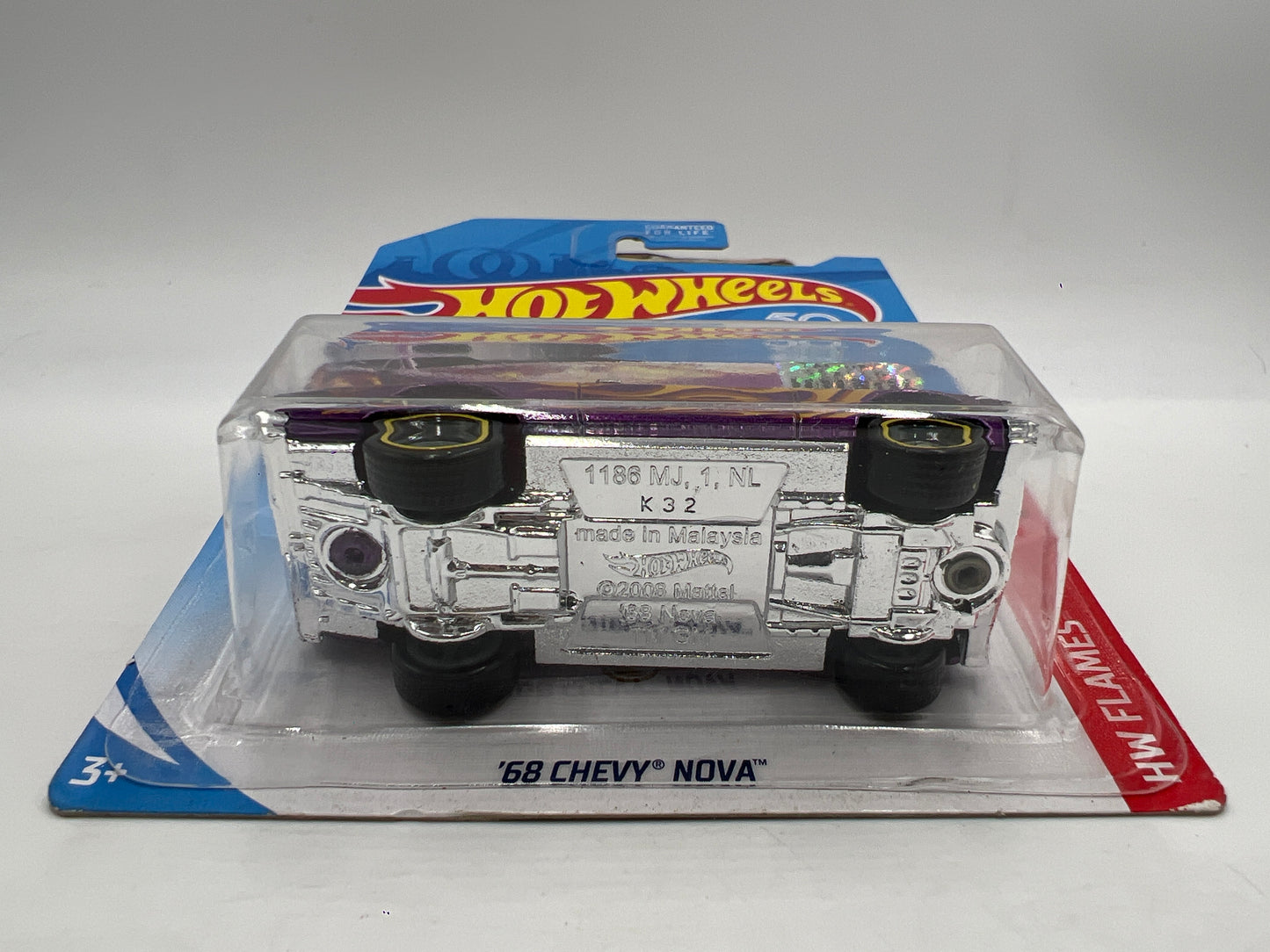 2018 Hot Wheels Factory Sealed Super Treasure Hunt 68 Chevy Nova Purple W/Protector