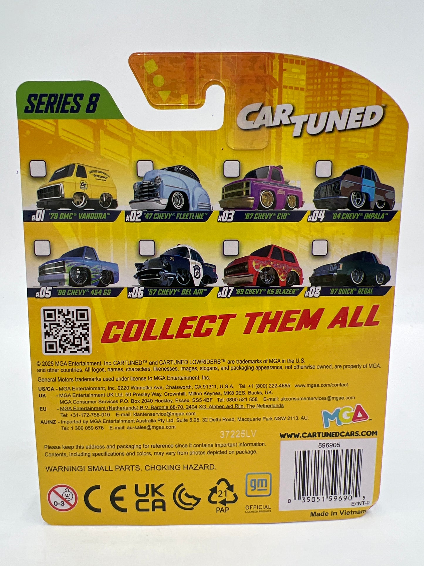 2025 MGA Car Tuned Series 8 #5 90 Chevy 454 SS Blue 183E