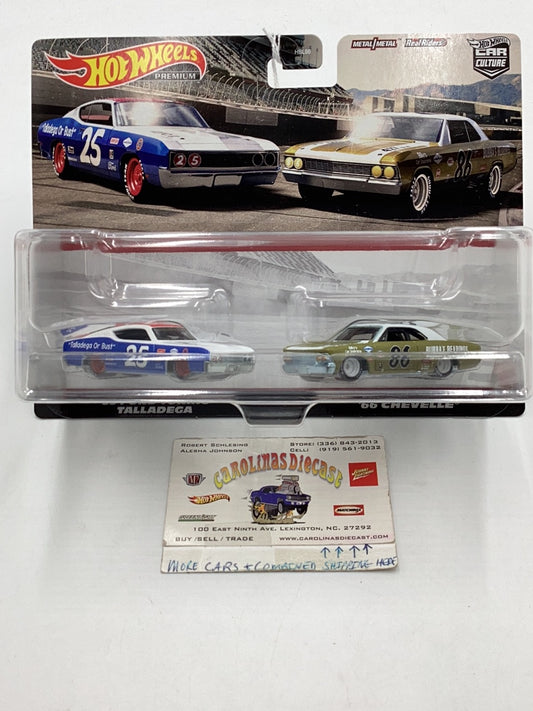 Hot wheels car culture team 2 pack target exclusive 69 Ford Torino & 69 Chevelle 245G