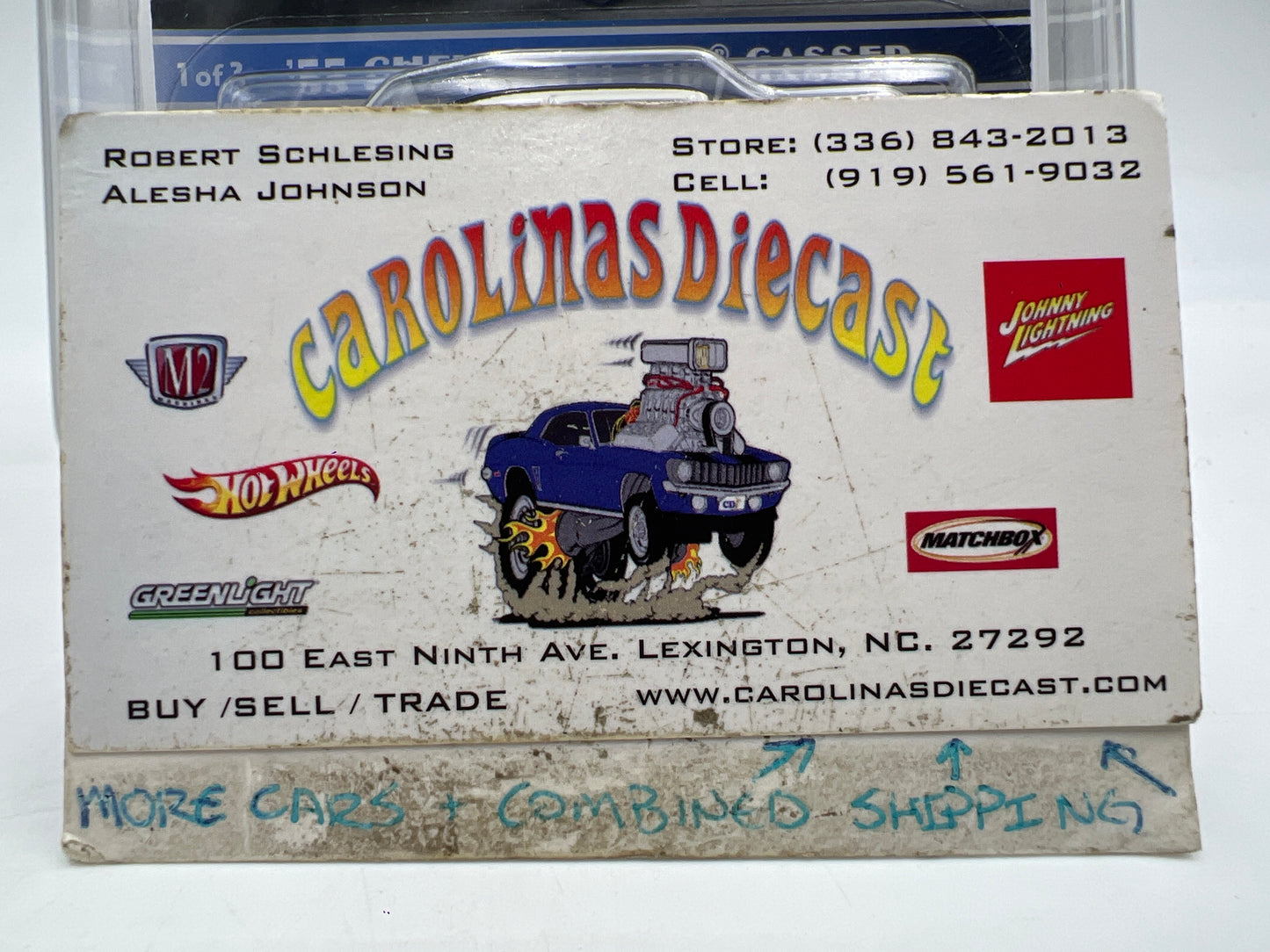 2020 Hot Wheels 20th Annual Collectors Nationals #523/9000 55 Chevy Bel Air Gasser W/Protector