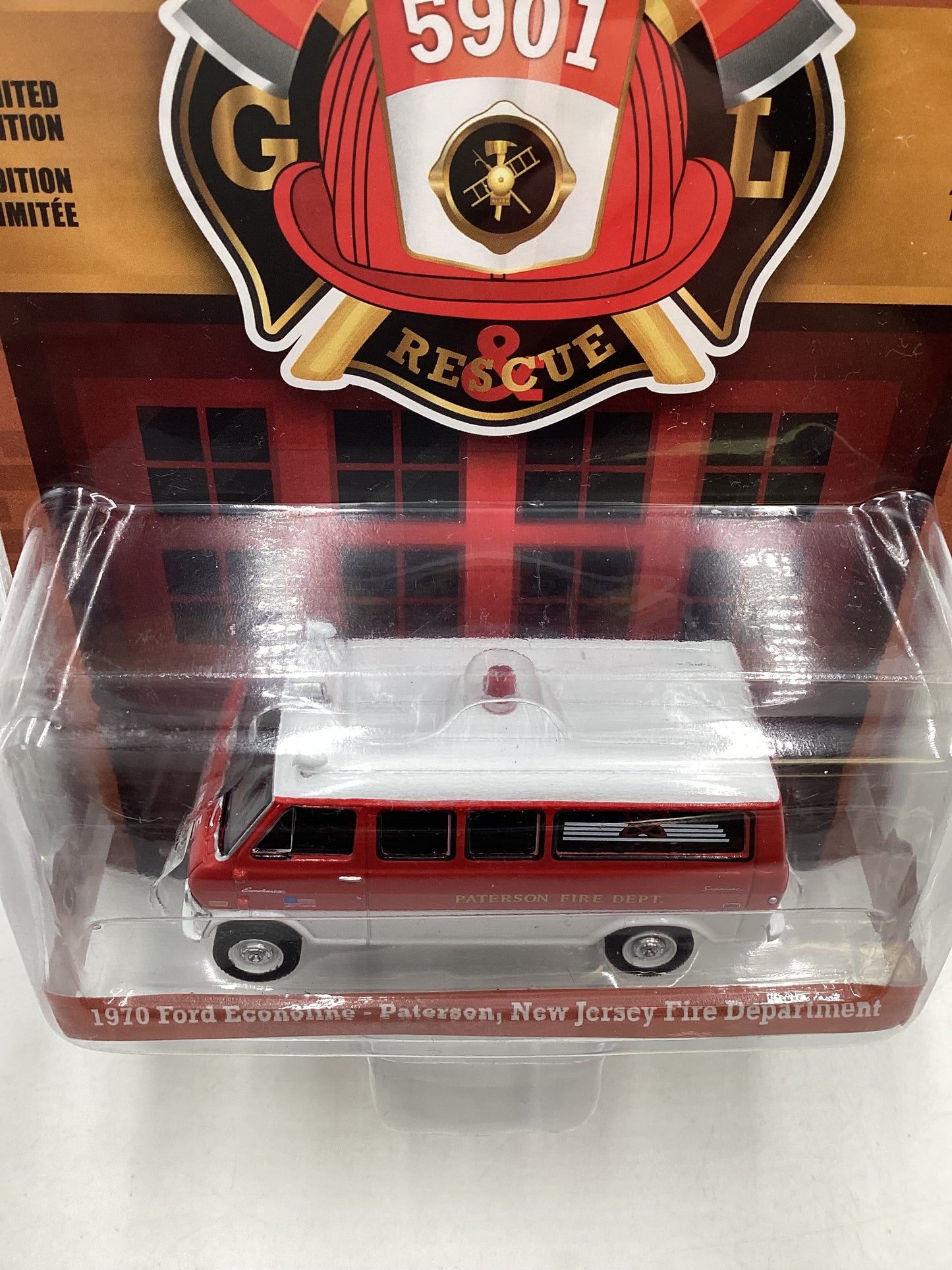 Greenlight Fire and Rescue Series 2 1970 Ford Econoline Patterson New Jersey Fire Department 177H