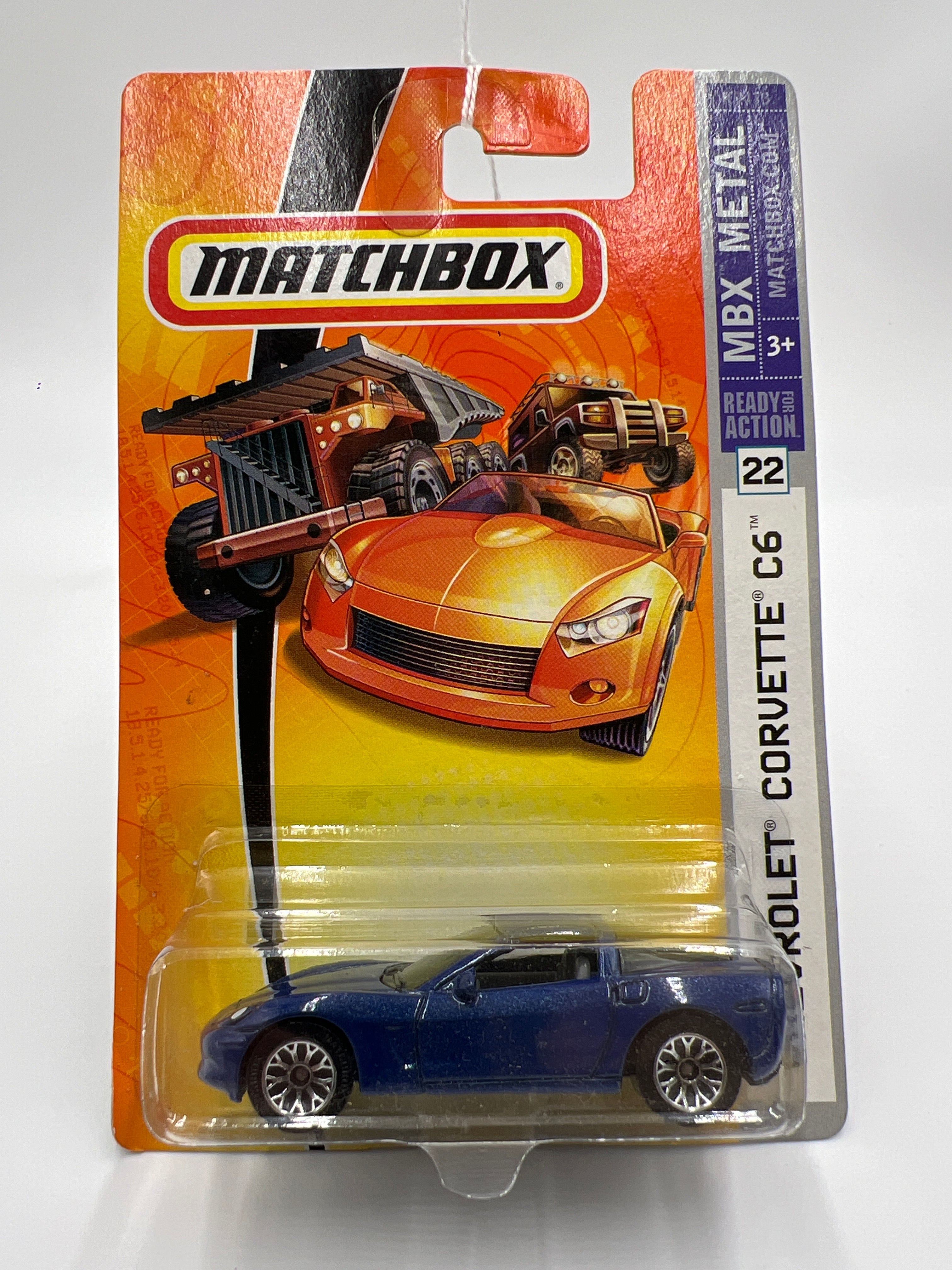 Matchbox MBX Metal #22 Chevrolet Corvette C6 Blue 206D