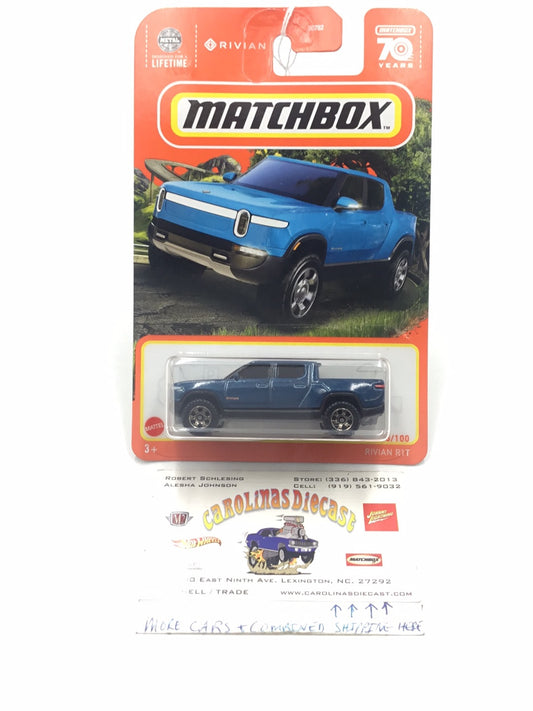 2023 matchbox 70 years #38 Rivian R1T S1