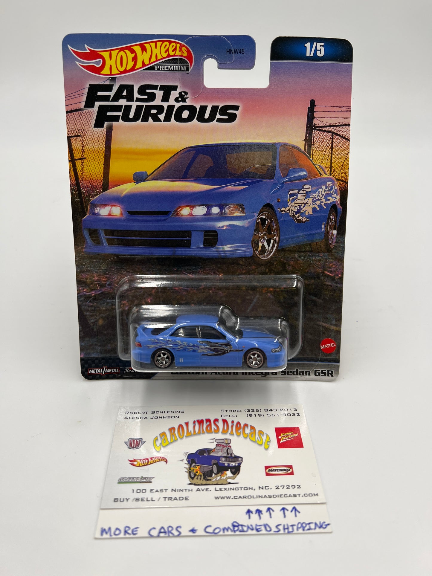 2023 Hot wheels premium fast and furious Custom Acura Integra Sedan GSR 246D