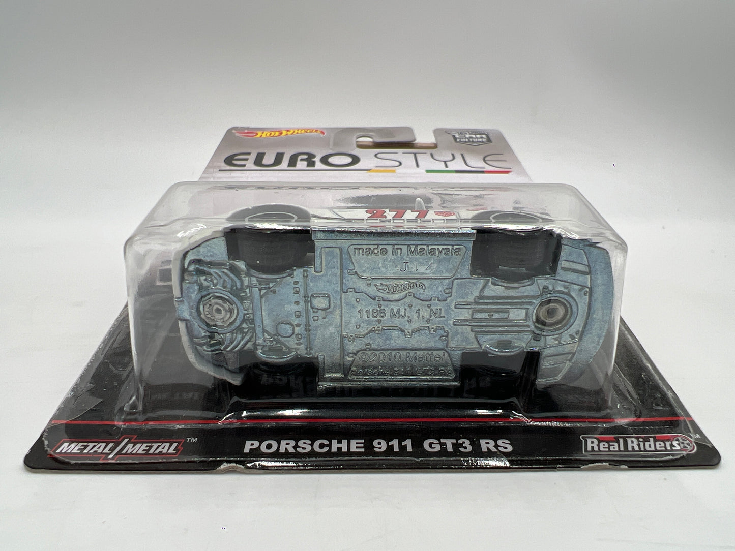 Hot Wheels Premium Euro Style #2 Porsche 911 GT3 RS White Magnus Walker W/Protector