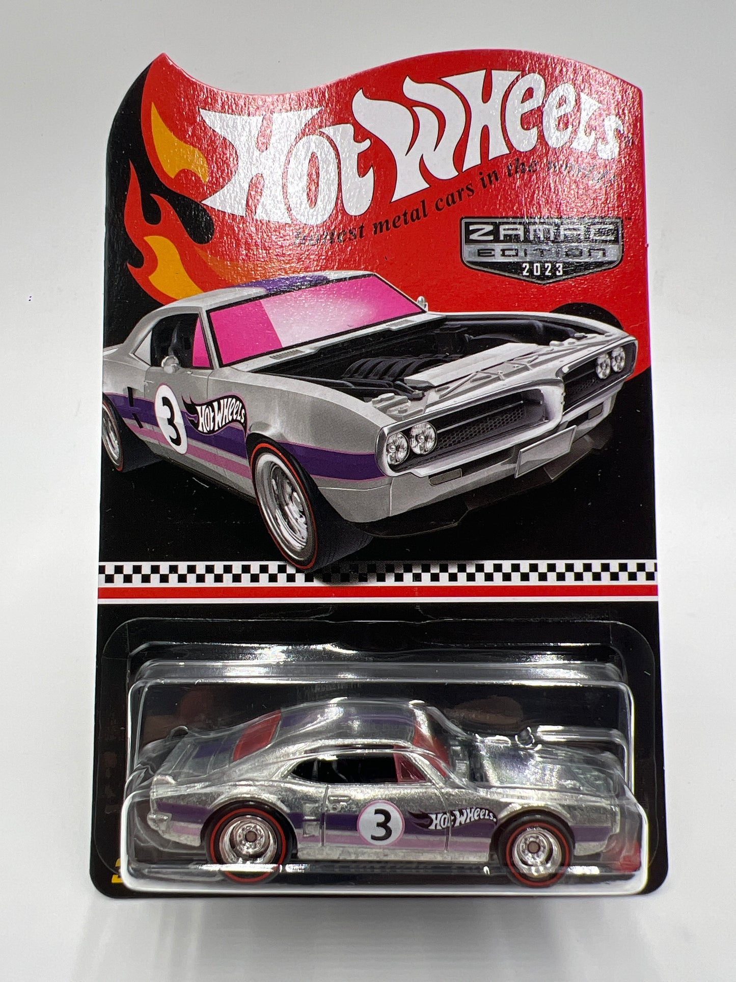 2023 Hot Wheels Mail In Zamac #3 Custom 67 Pontiac Firebird W/Protector