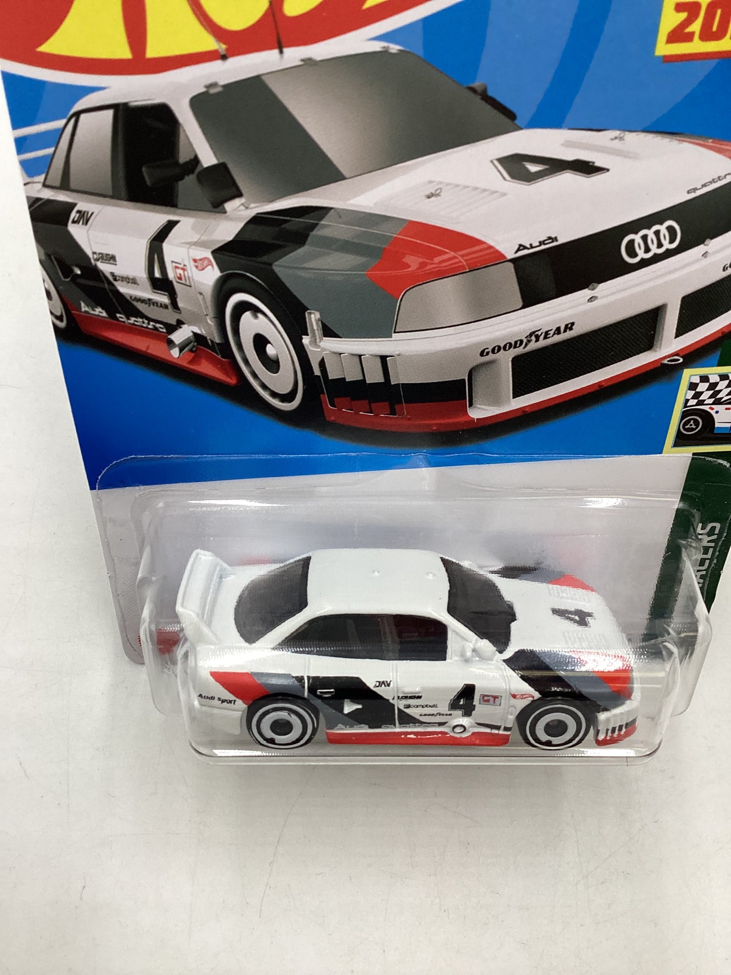 2023 Hot wheels #077 White Audi 90 Quattro 106A