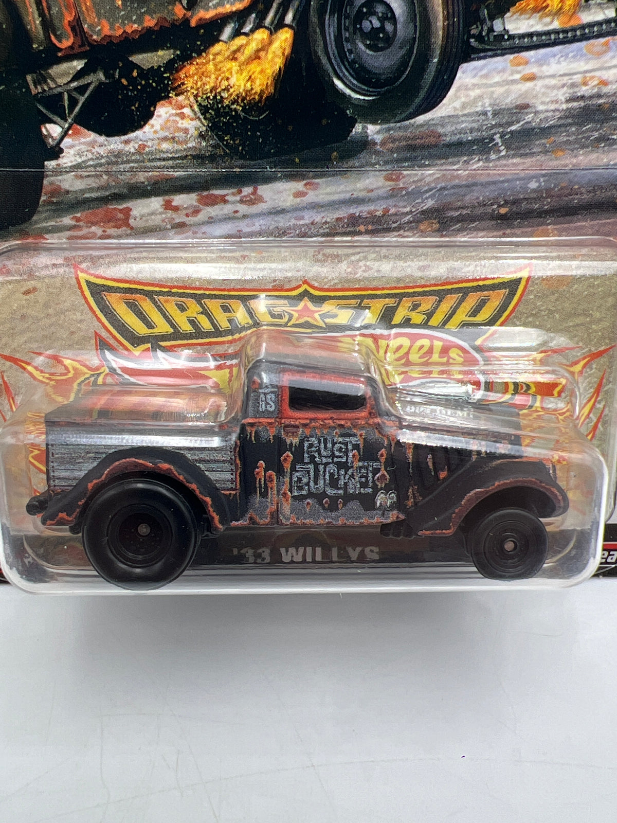 Hot Wheels Premium Car Culture CHASE Drag Strip Demons #0 33 Willys W/Protector