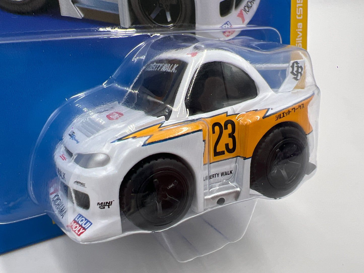 Mini GT Qube Carz Liberty Walk #5 Nissan Silvia S15 LB-Super Silhouette Liberty Walk Presentation 177H