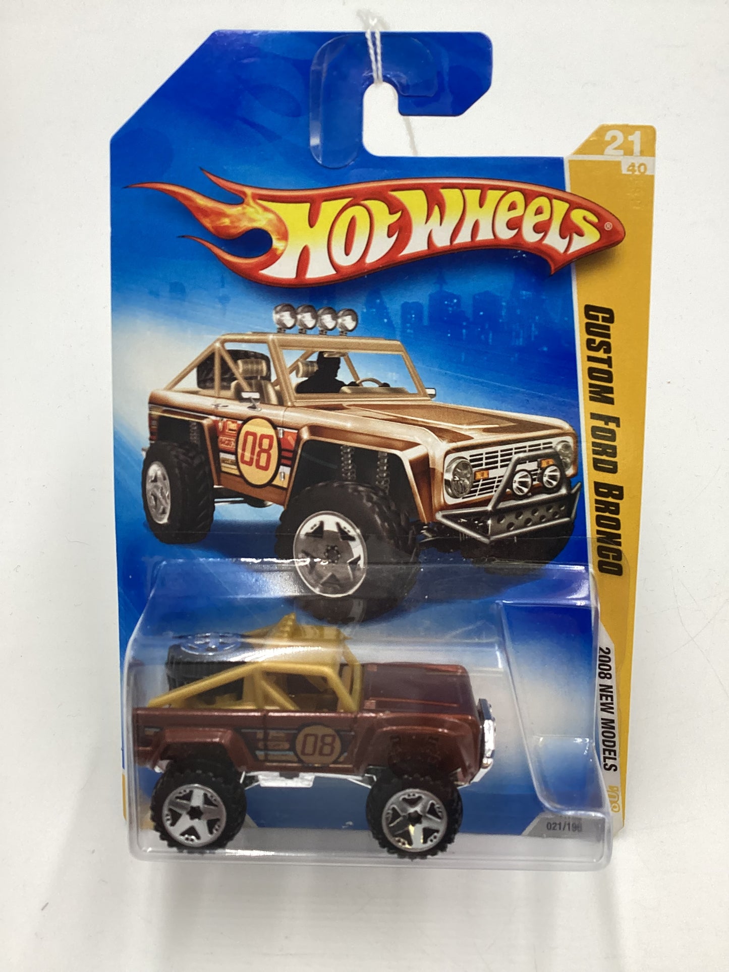 2008 Hot Wheels New Models #21 Custom Ford Bronco Brown 28C