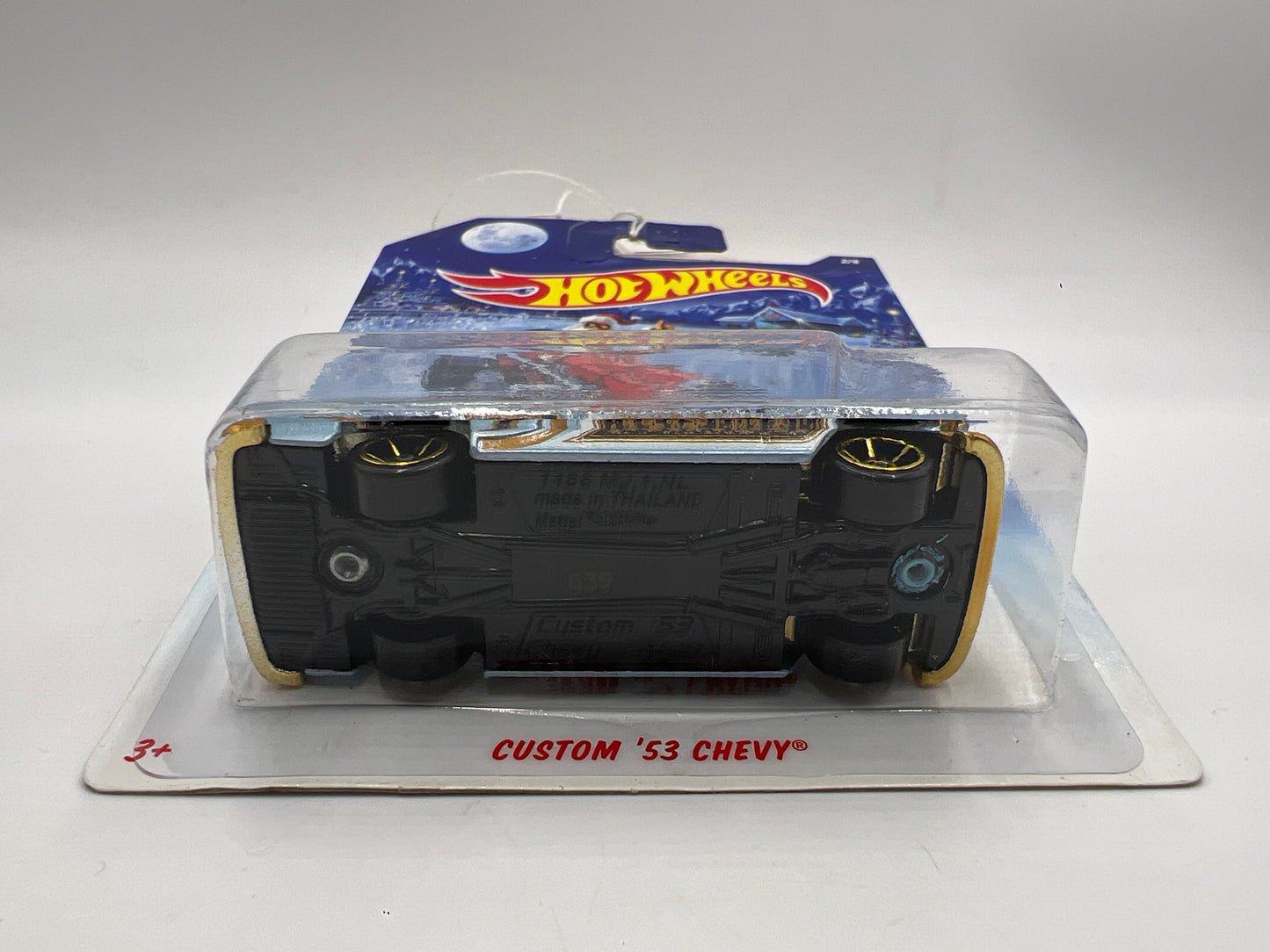 2014 Hot Wheels Holiday Hot Rods #2 Custom 53 Chevy Light Blue 158A