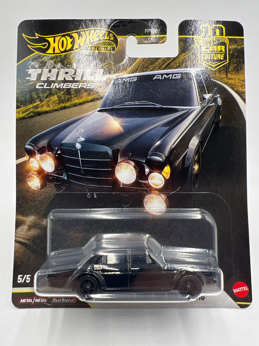 2026 Hot Wheels Premium Thrill Climbers #5 Mercedes-Benz 300 SEL 6.8 AMG Black 257E