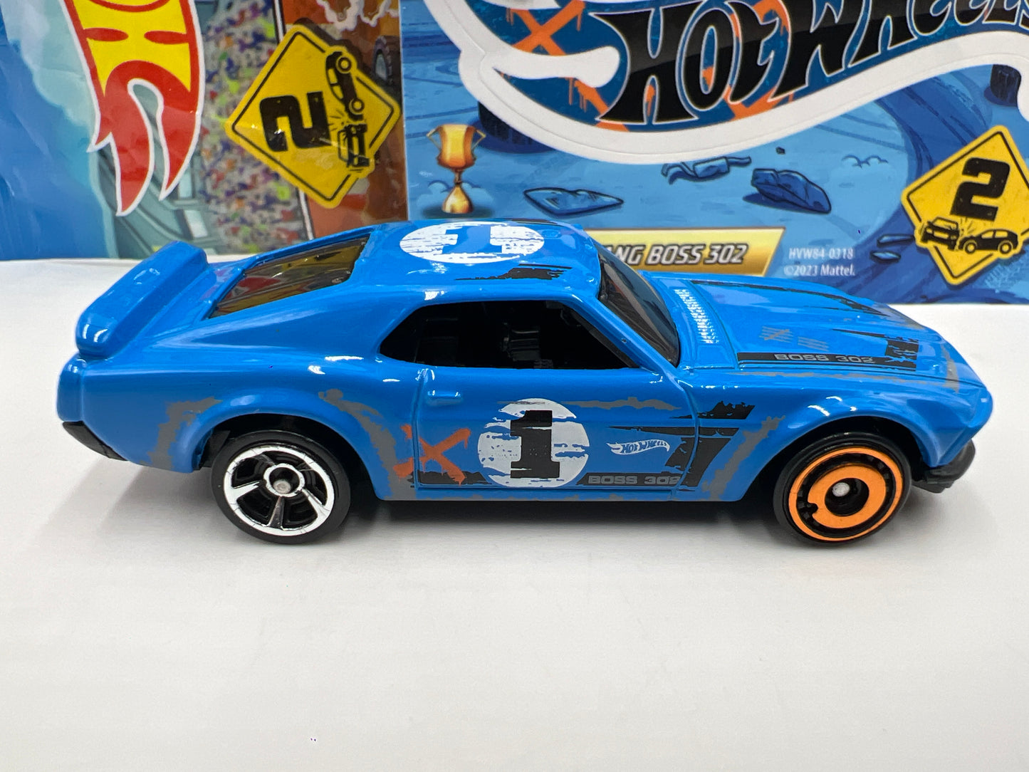 2024 Hot Wheels Mystery Models Series 2 #1 CHASE 69 Ford Mustang Boss 302 Blue