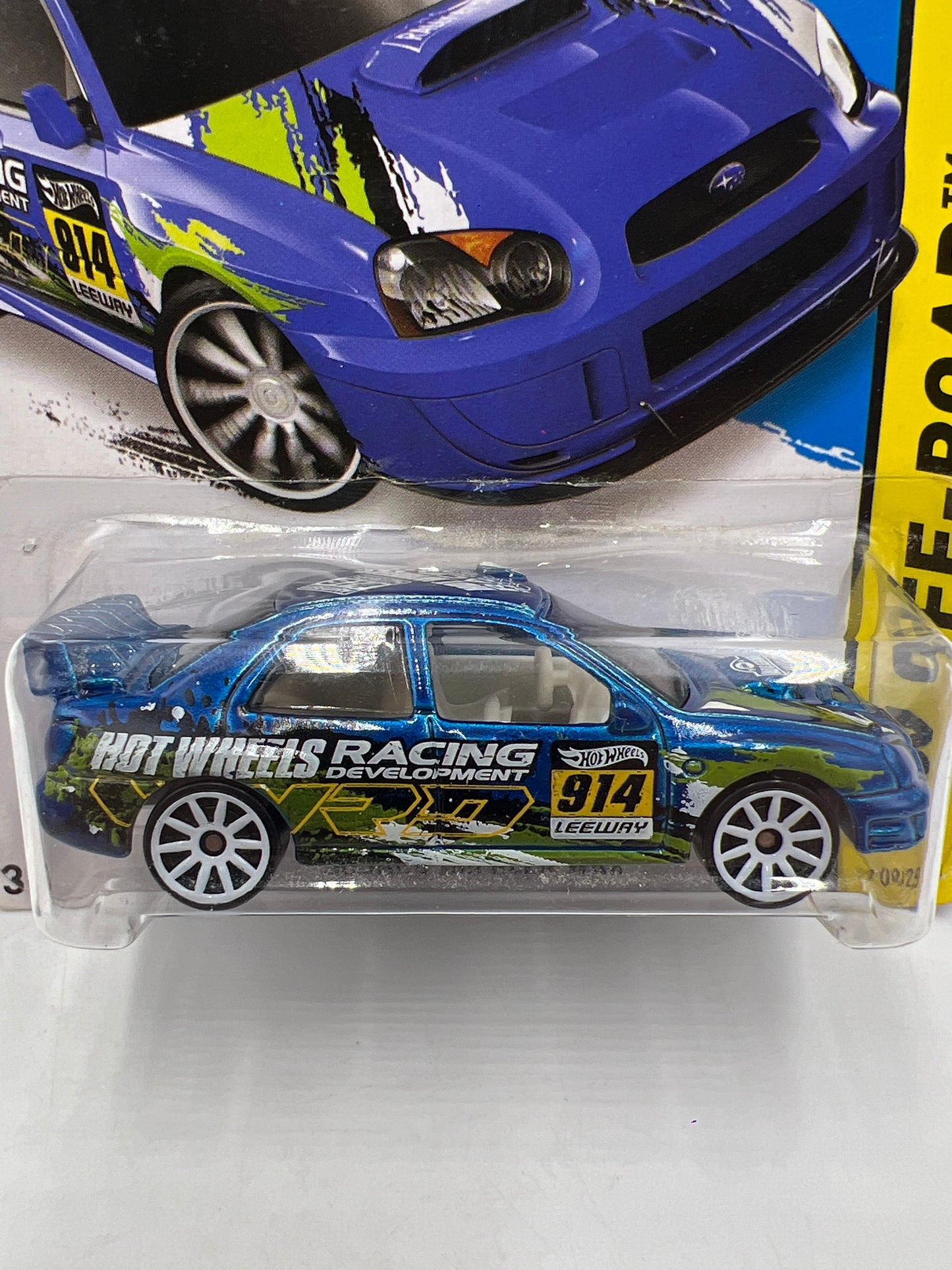 2014 Hot Wheels Off-Road #108 Subaru Impreza WRX Blue 89B