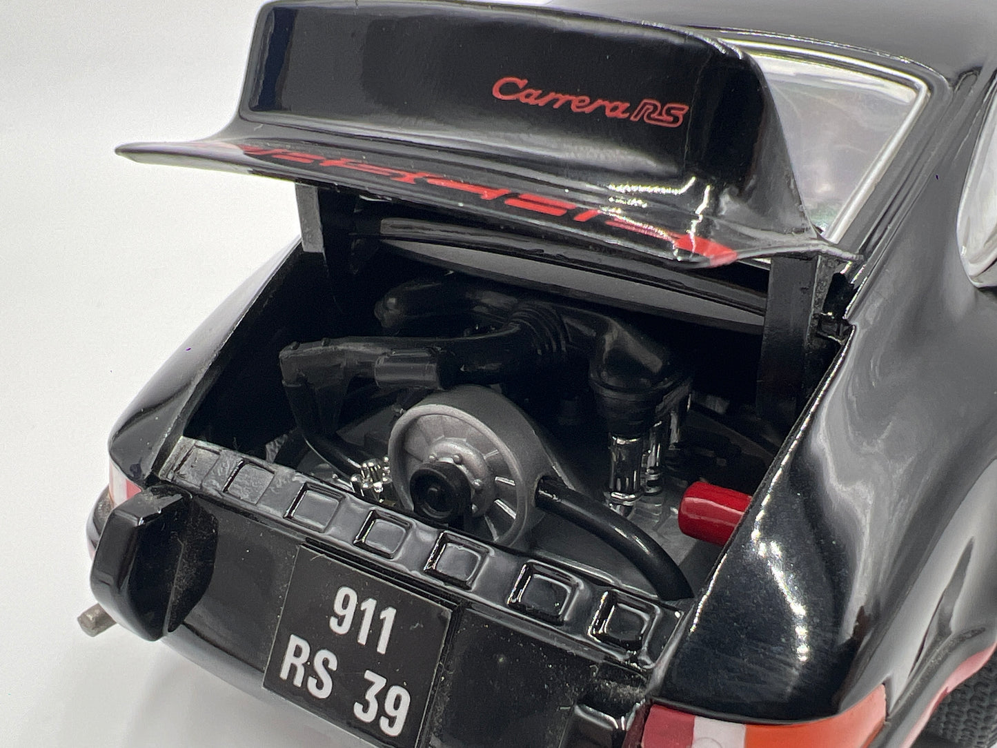 Jouef Evolution 1:18 Scale Loose 1973 Porsche 911 RS 2.7 Carrera Black/Red See Description