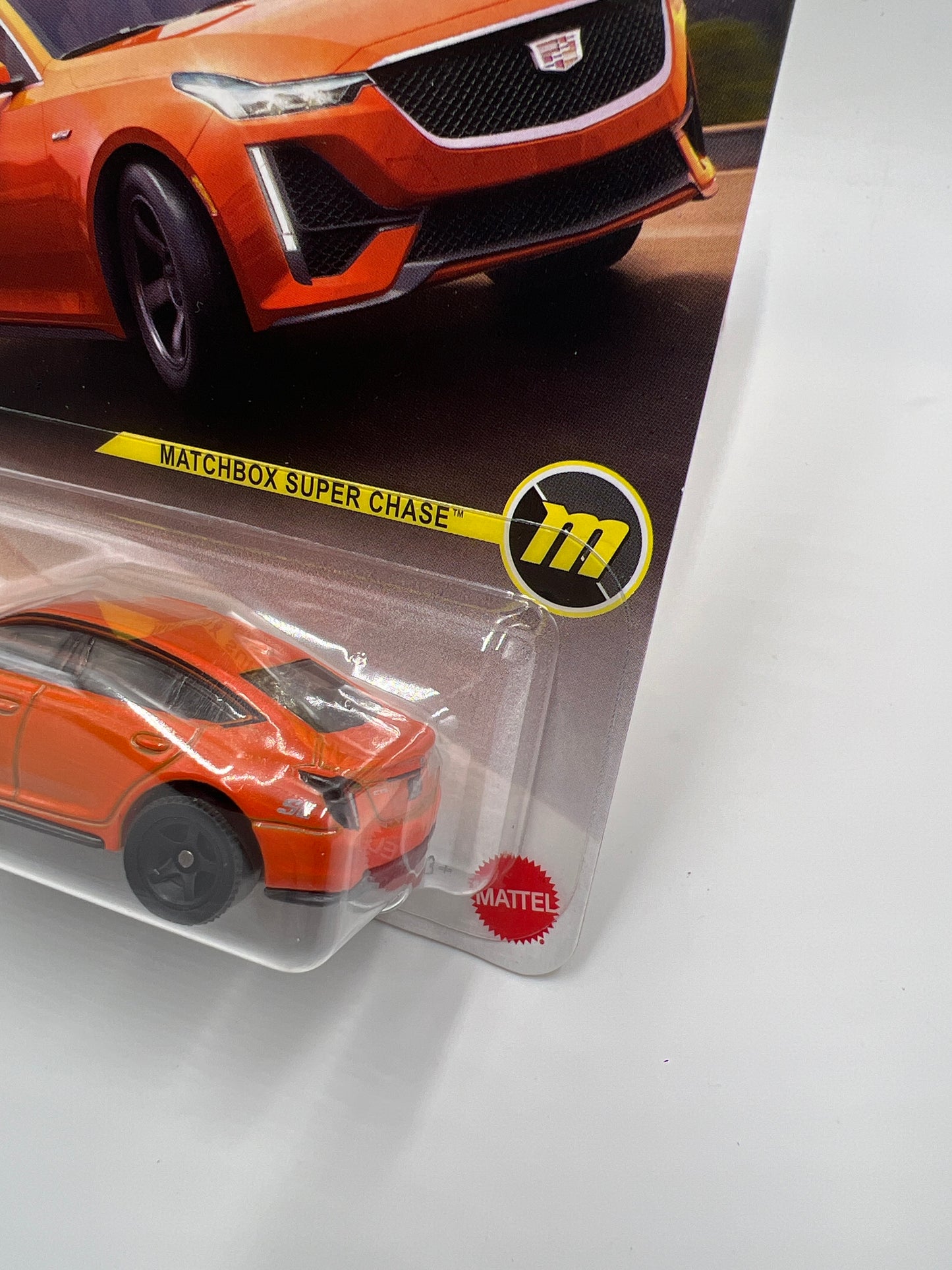 2025 Matchbox Super Chase 2021 Cadillac CT5-V Orange W/Protector
