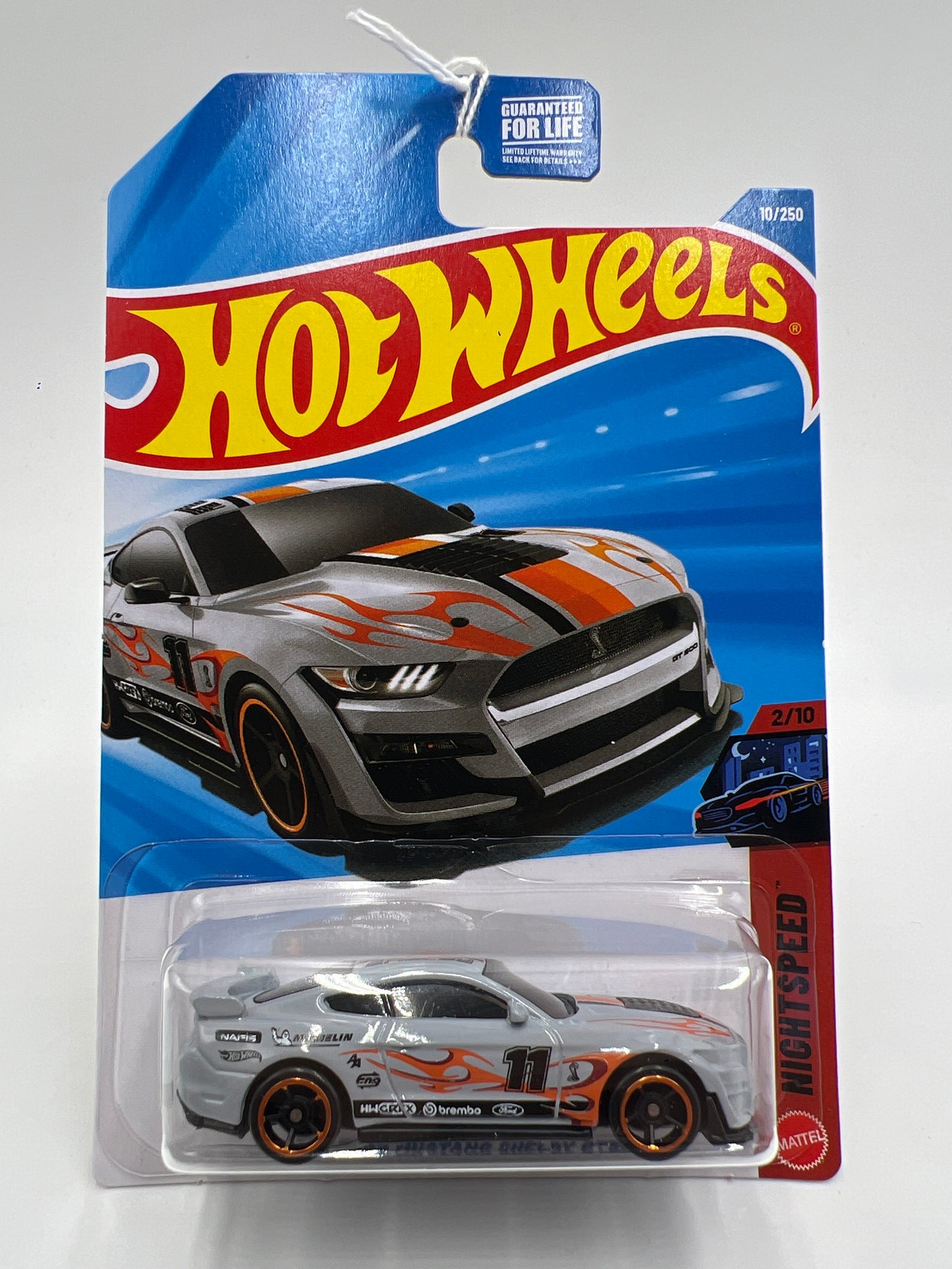 2026 Hot Wheels A Case Nightspeed #10 2020 Ford Mustang Shelby GT500 Gray 22B